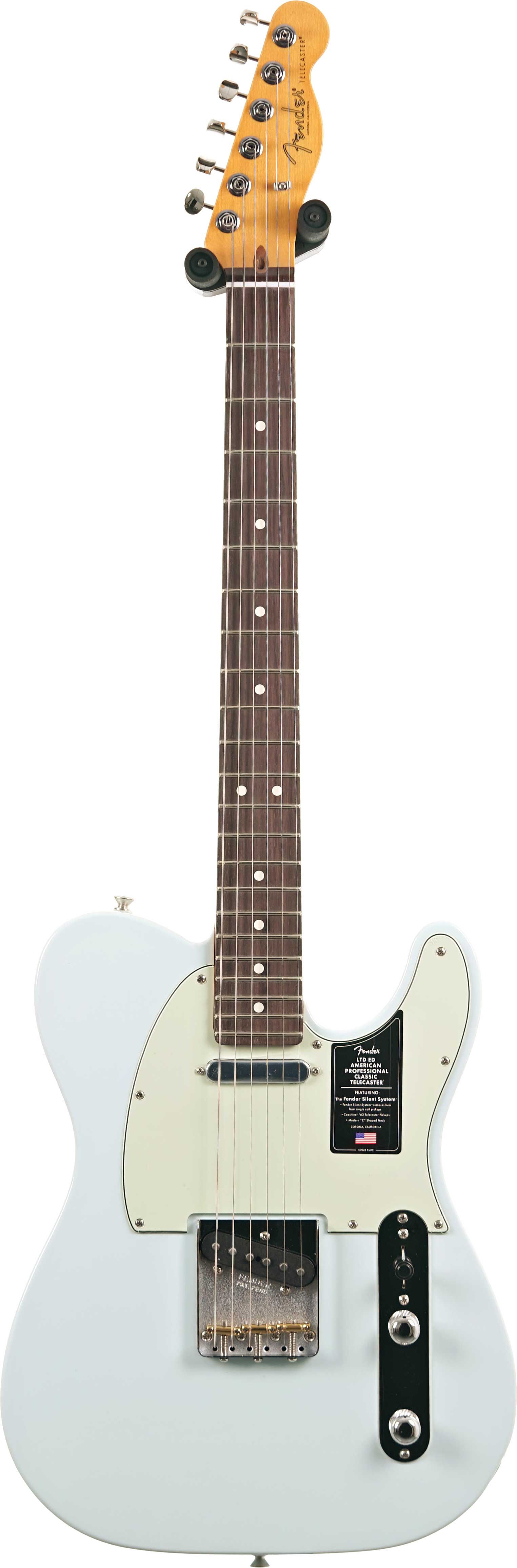 Fender Limited Edition Professional Classic Silent Telecaster Sonic Blue Rosewood Fingerboard #US26051822