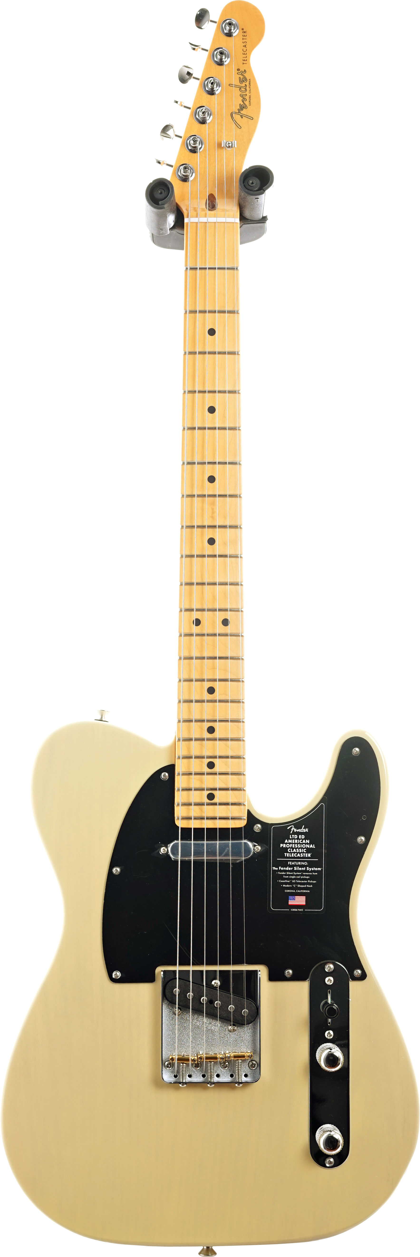 Fender Limited Edition Professional Classic Silent Telecaster Vintage Blonde Maple Fingerboard #US26055010