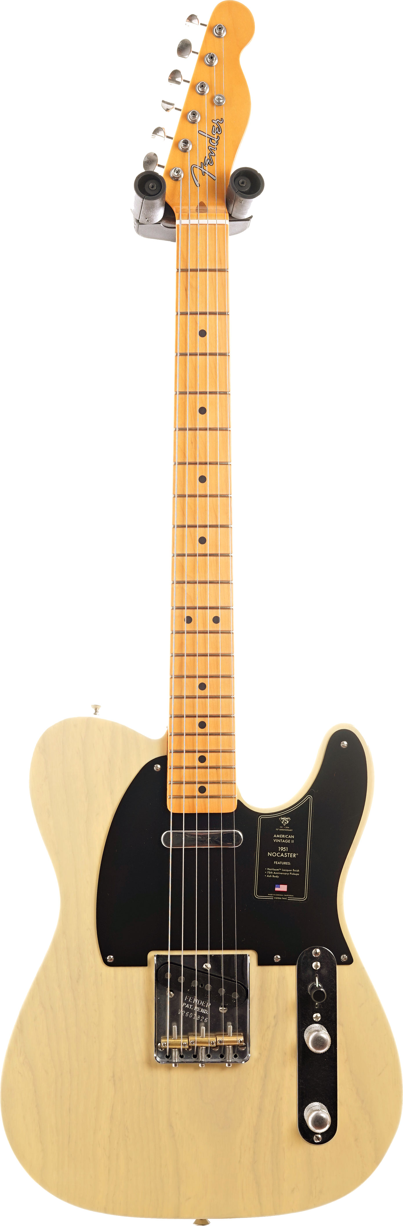 Fender 75th Anniversary American Vintage II 1951 Nocaster Blonde Maple Fingerboard #V2601826