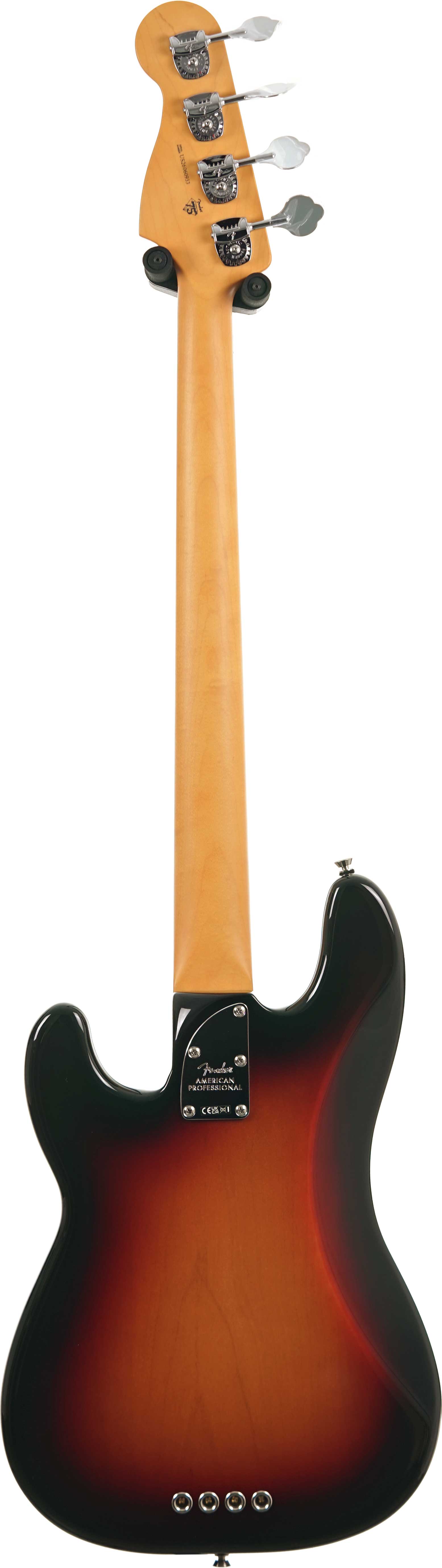 Fender American Professional Precision Bass Rosewood Fingerboard 3-Colour Sunburst (2026) #US26060933