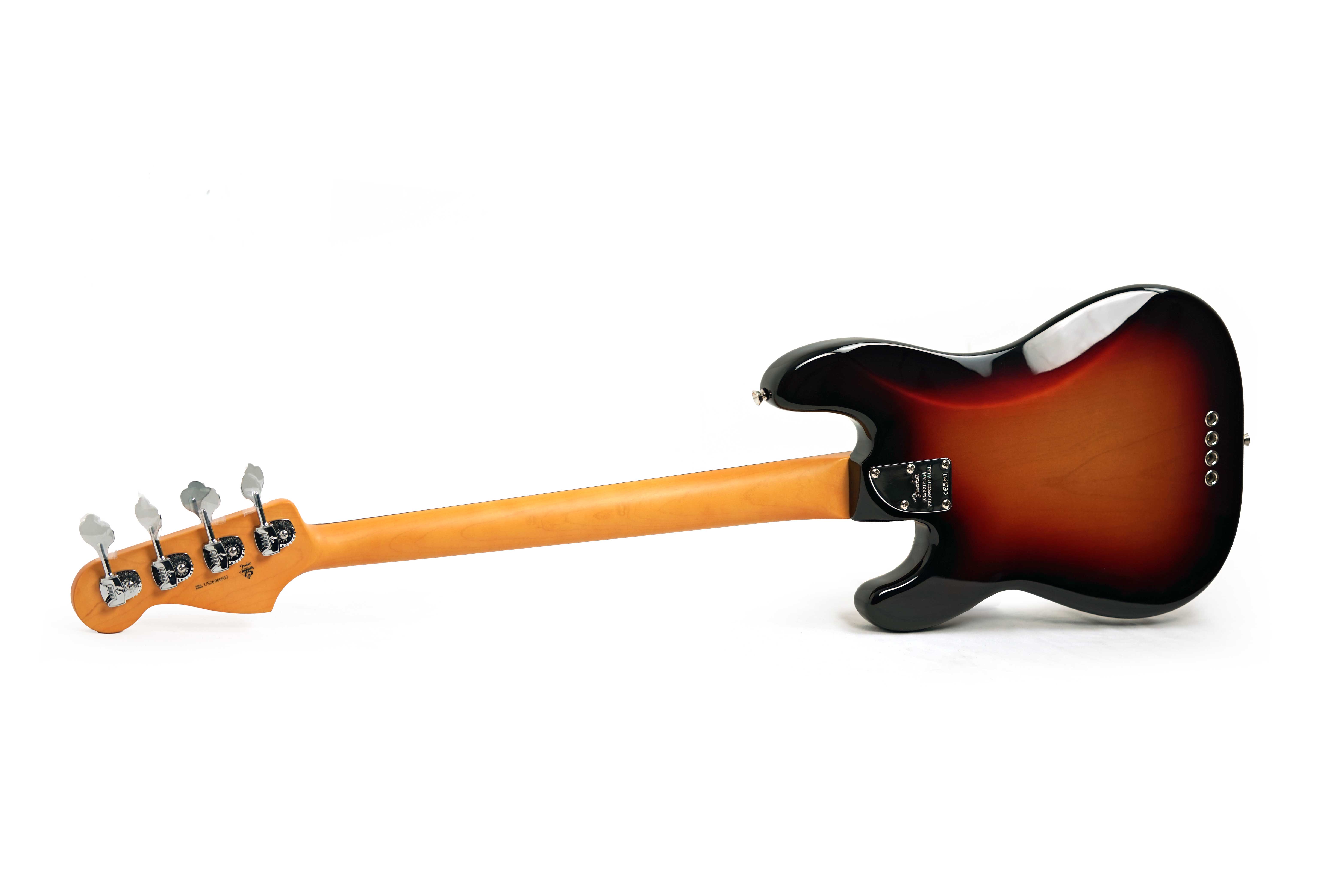 Fender American Professional Precision Bass Rosewood Fingerboard 3-Colour Sunburst (2026) #US26060933