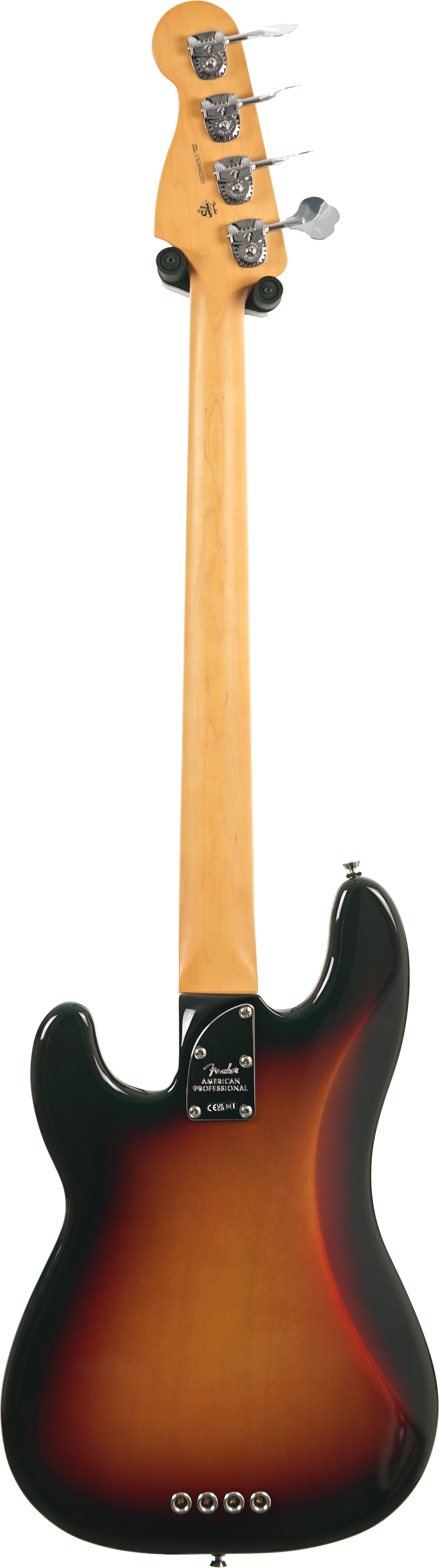 Fender American Professional Precision Bass Rosewood Fingerboard 3-Colour Sunburst (2026) #US26042203