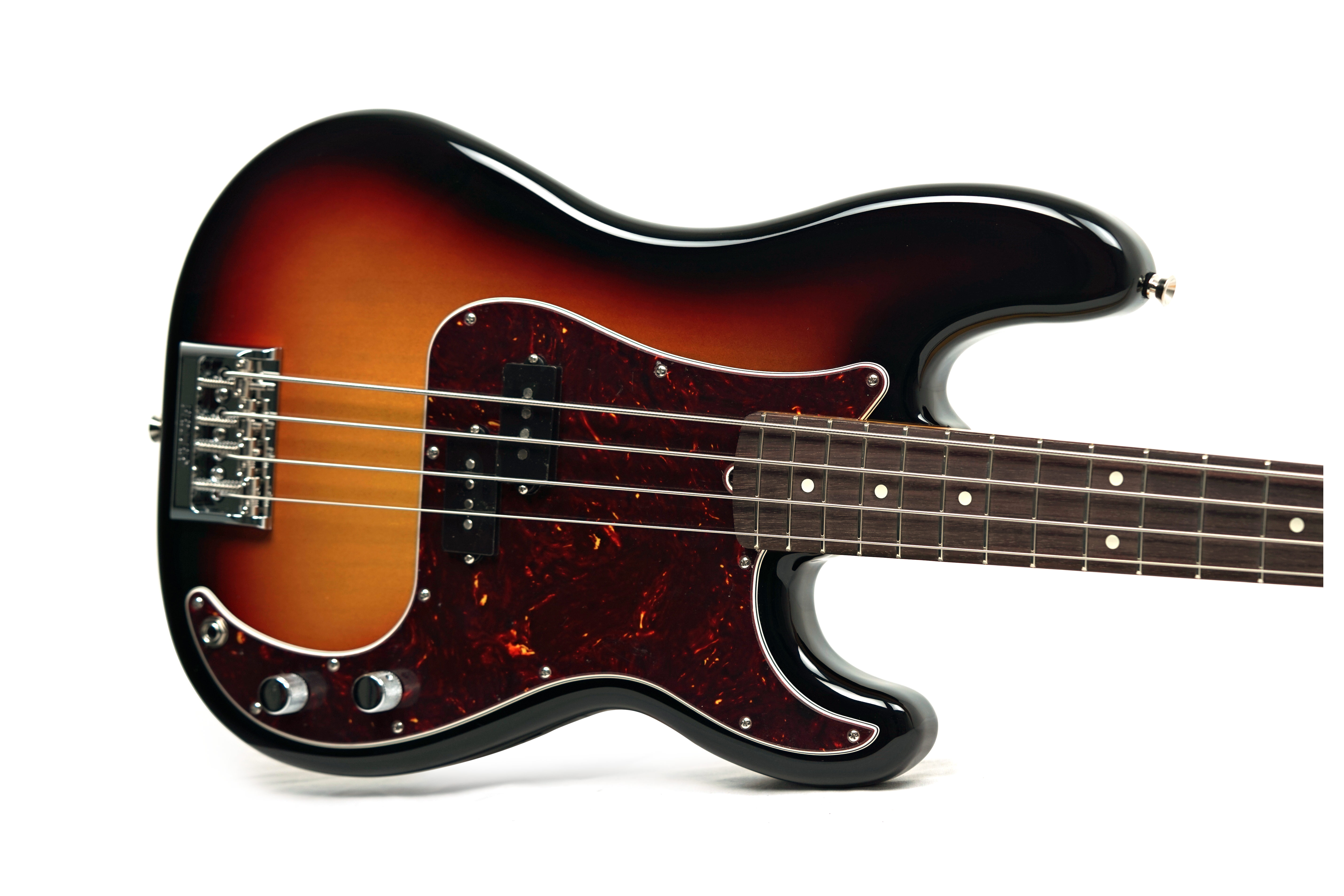 Fender American Professional Precision Bass Rosewood Fingerboard 3-Colour Sunburst (2026) #US26042203