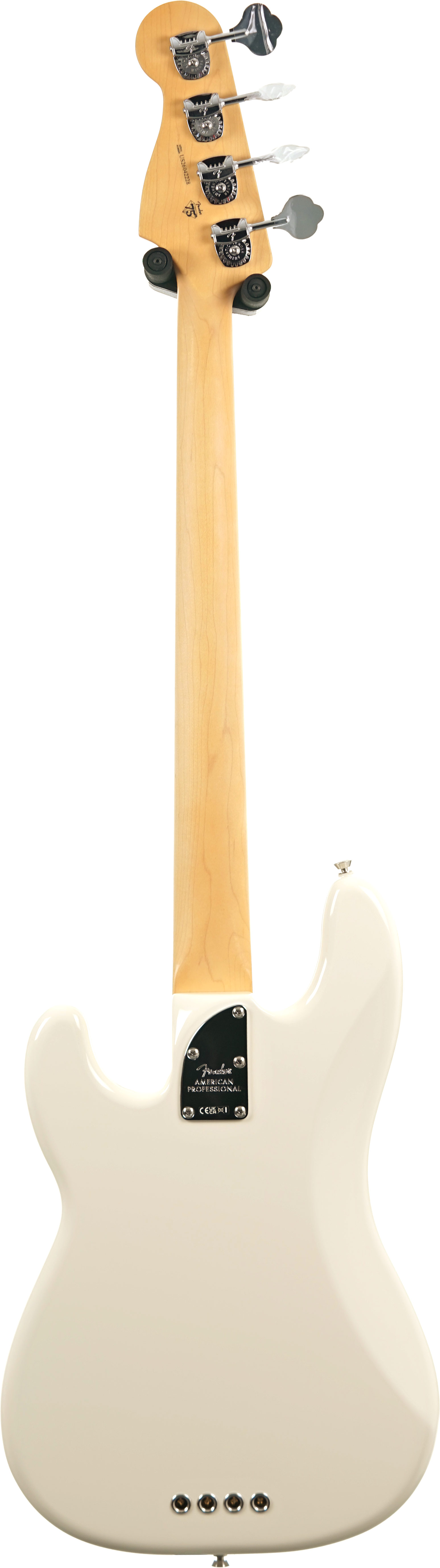 Fender American Professional Precision Bass Rosewood Fingerboard Olympic White (2026) #US26042228