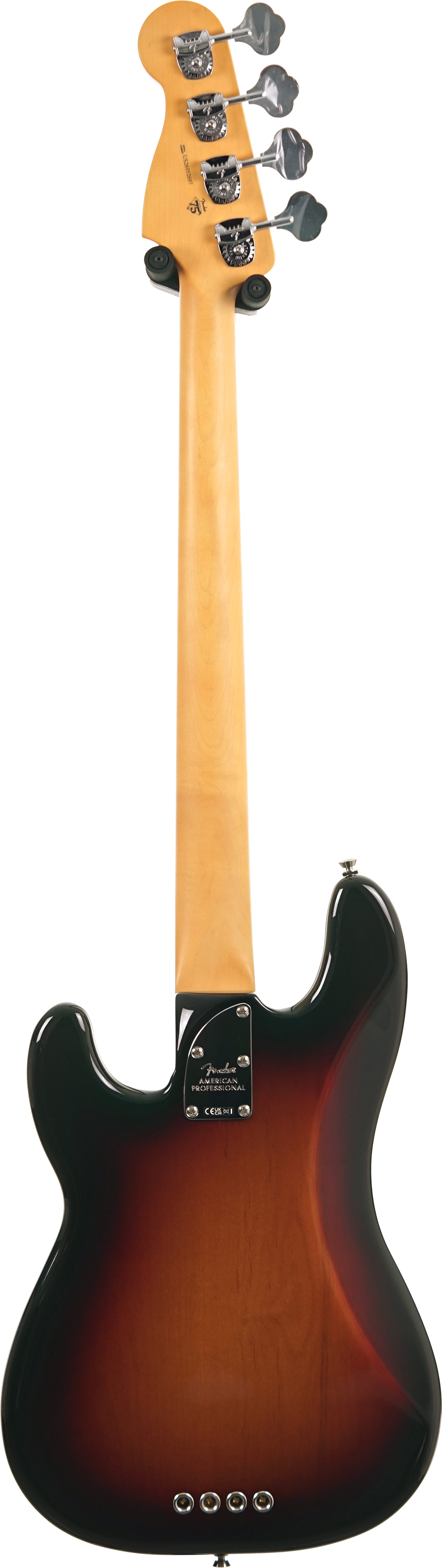 Fender American Professional Precision Bass Maple Fingerboard 3-Colour Sunburst (2026) #US26052697