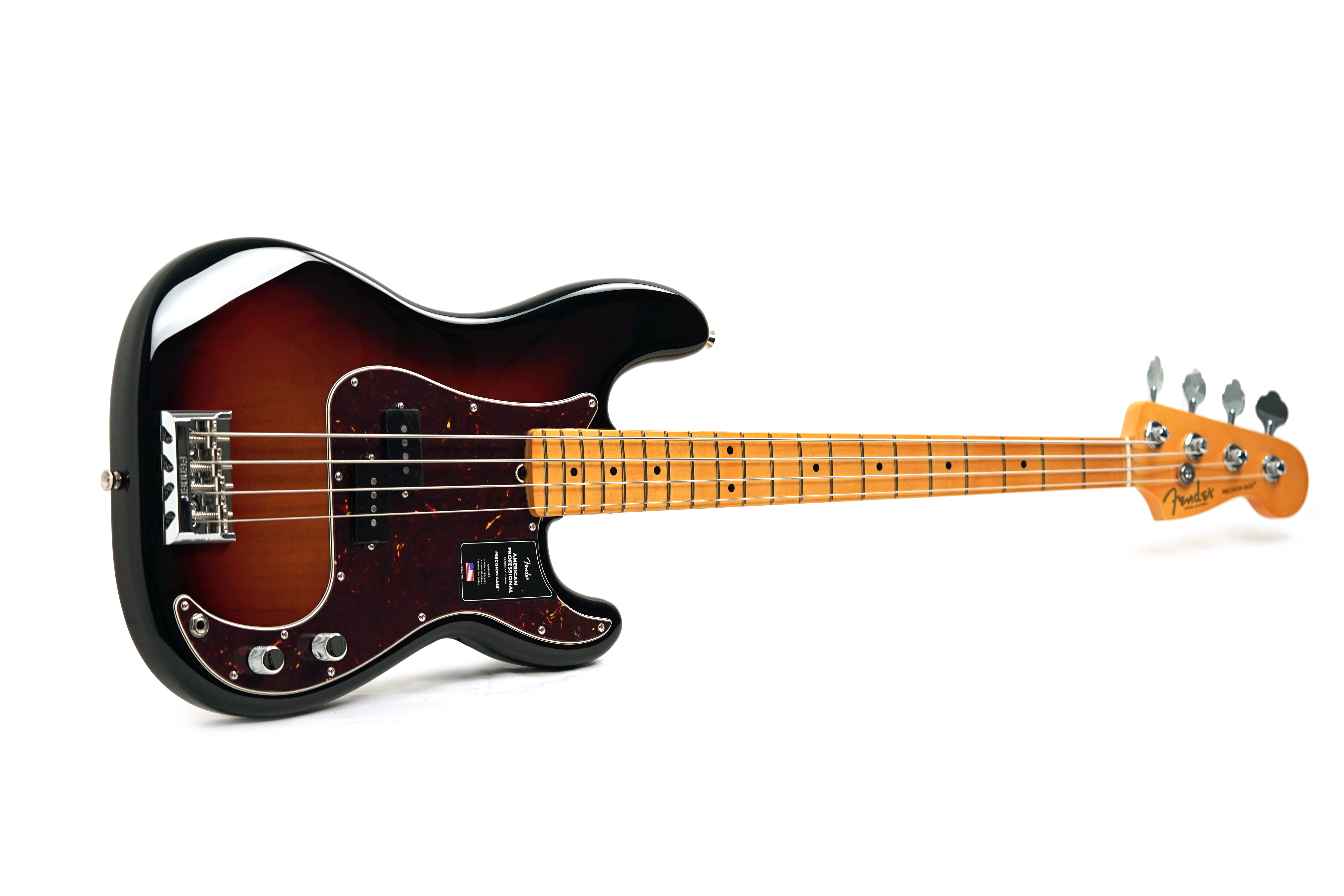 Fender American Professional Precision Bass Maple Fingerboard 3-Colour Sunburst (2026) #US26052697