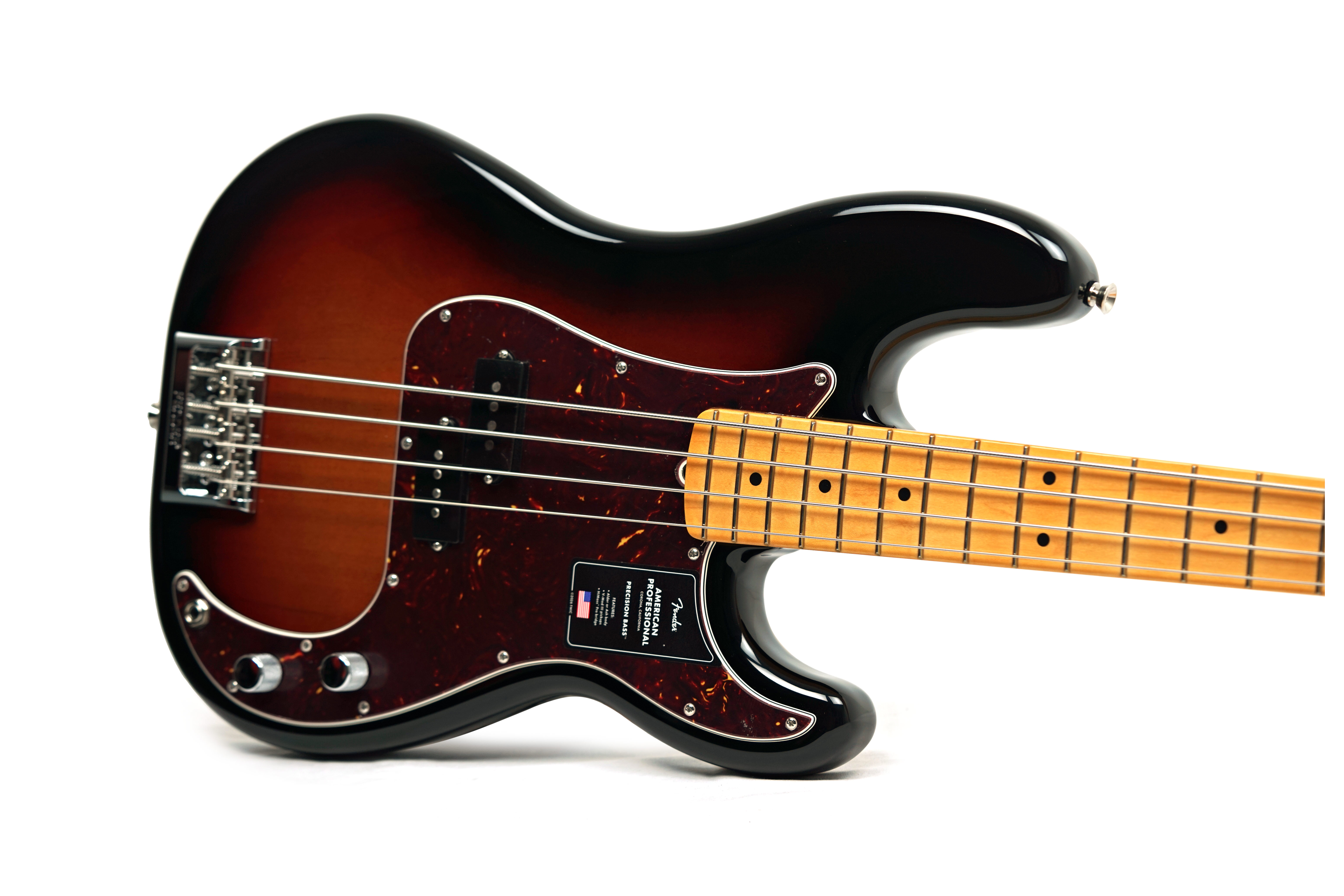 Fender American Professional Precision Bass Maple Fingerboard 3-Colour Sunburst (2026) #US26052697