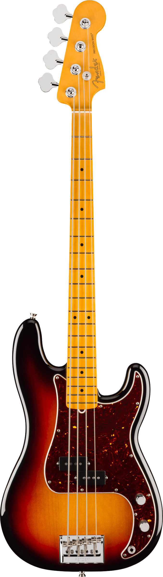 Fender American Professional Precision Bass Maple Fingerboard 3-Colour Sunburst (2026)