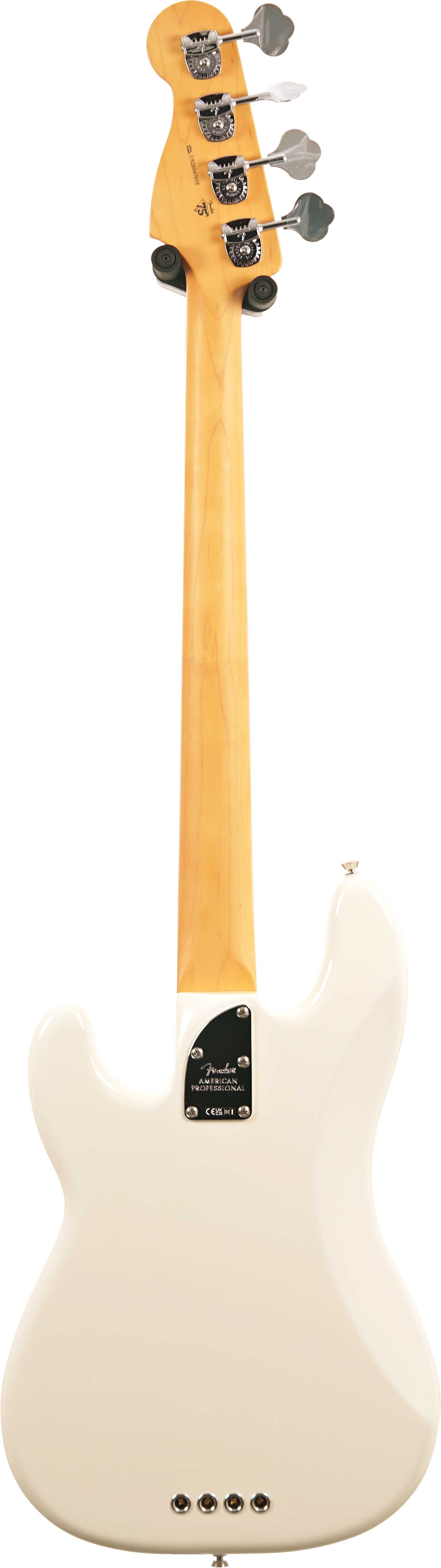 Fender American Professional Precision Bass Maple Fingerboard Olympic White (2026) #US26047658