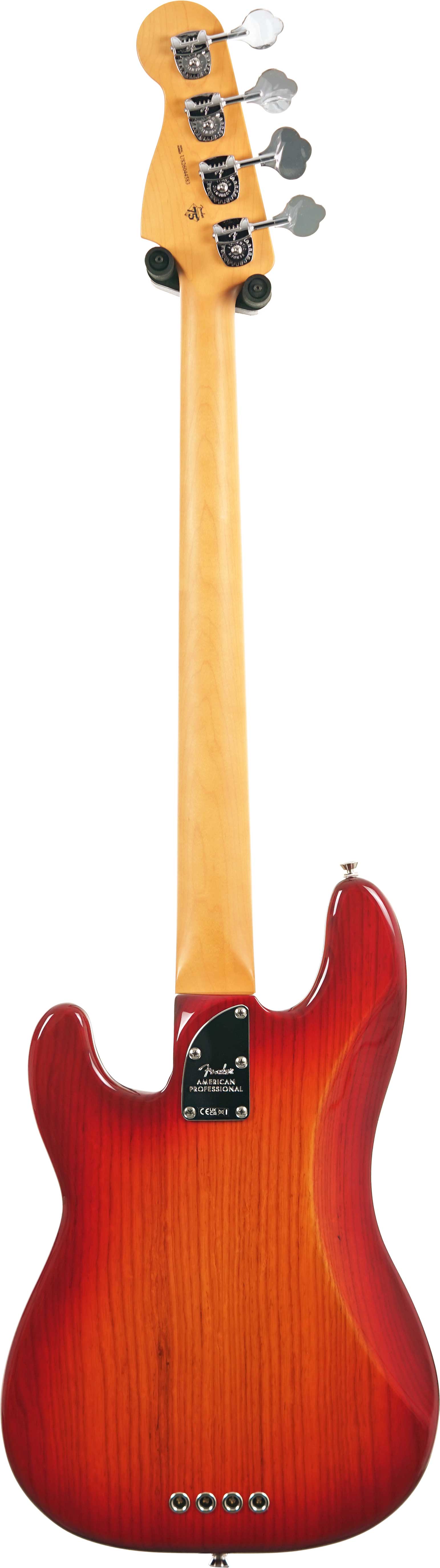 Fender American Professional Precision Bass Maple Fingerboard Aged Cherry Burst (2026) #US26044583
