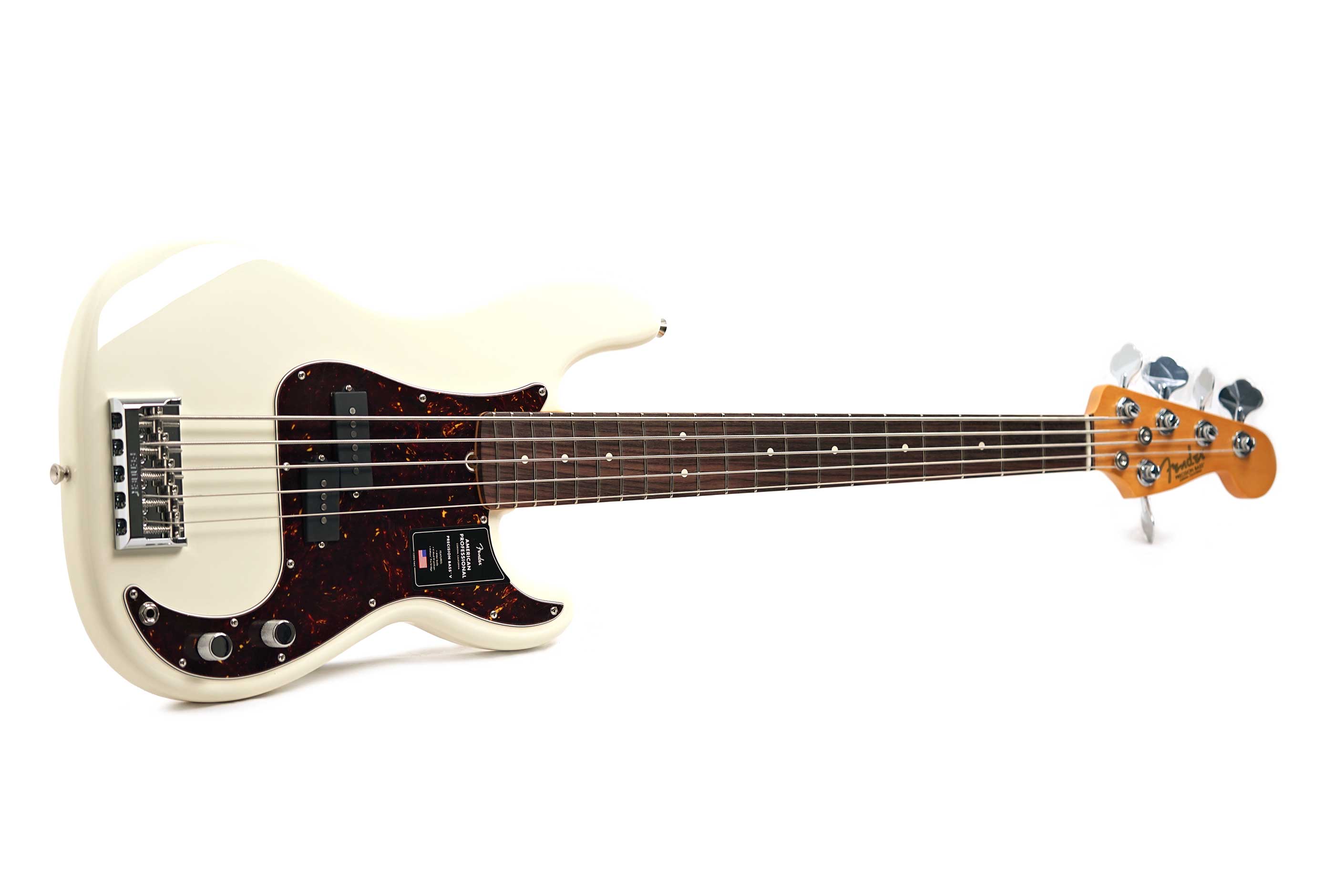 Fender American Professional Precision Bass V Rosewood Fingerboard Olympic White (2026) #US26030268