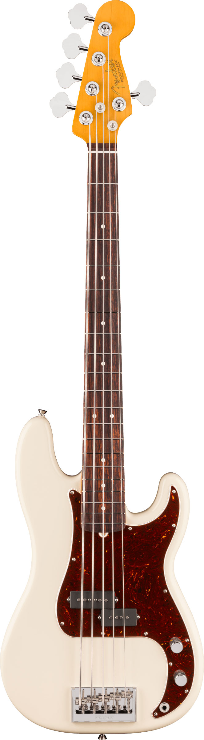 Fender American Professional Precision Bass V Rosewood Fingerboard Olympic White (2026)