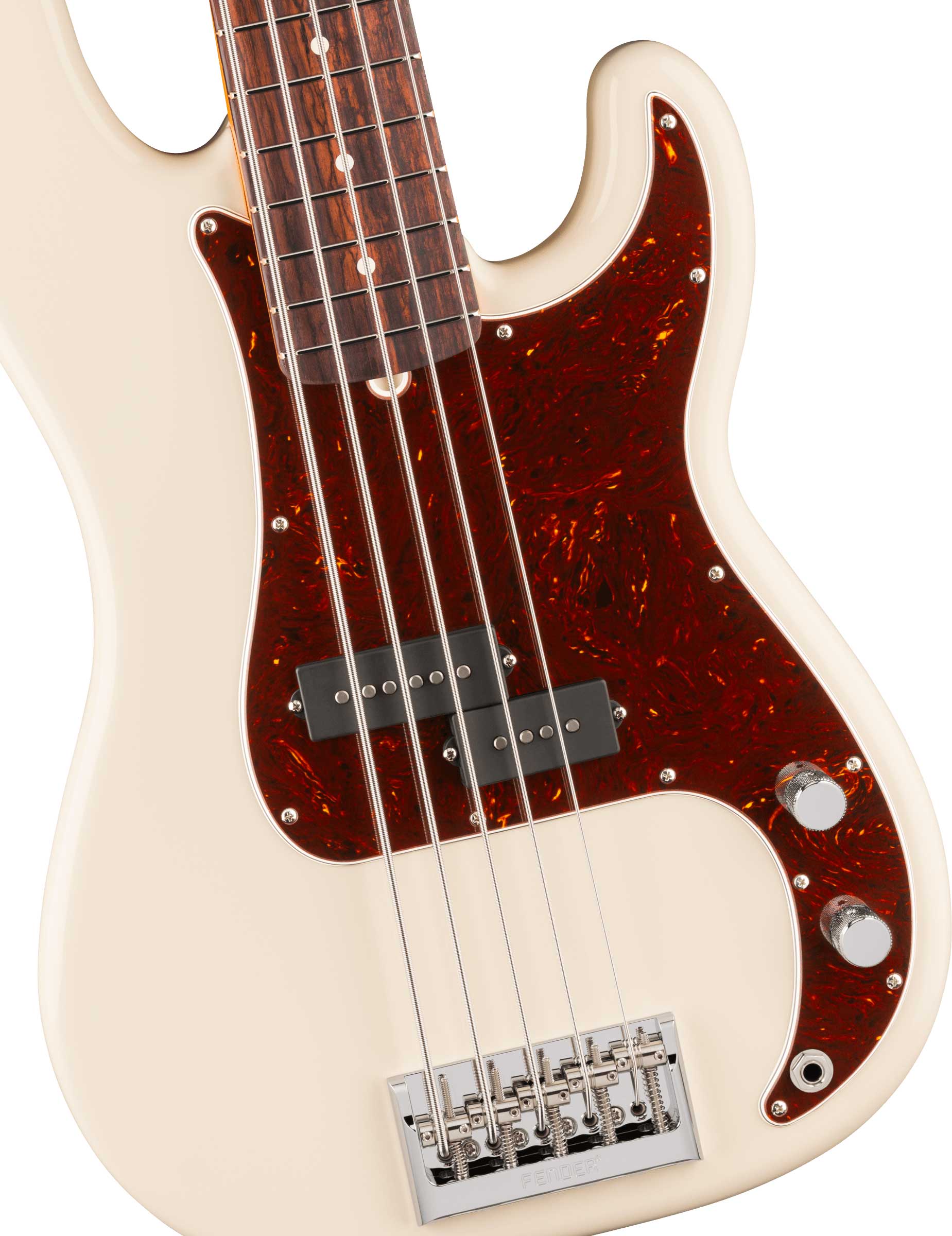 Fender American Professional Precision Bass V Rosewood Fingerboard Olympic White (2026)