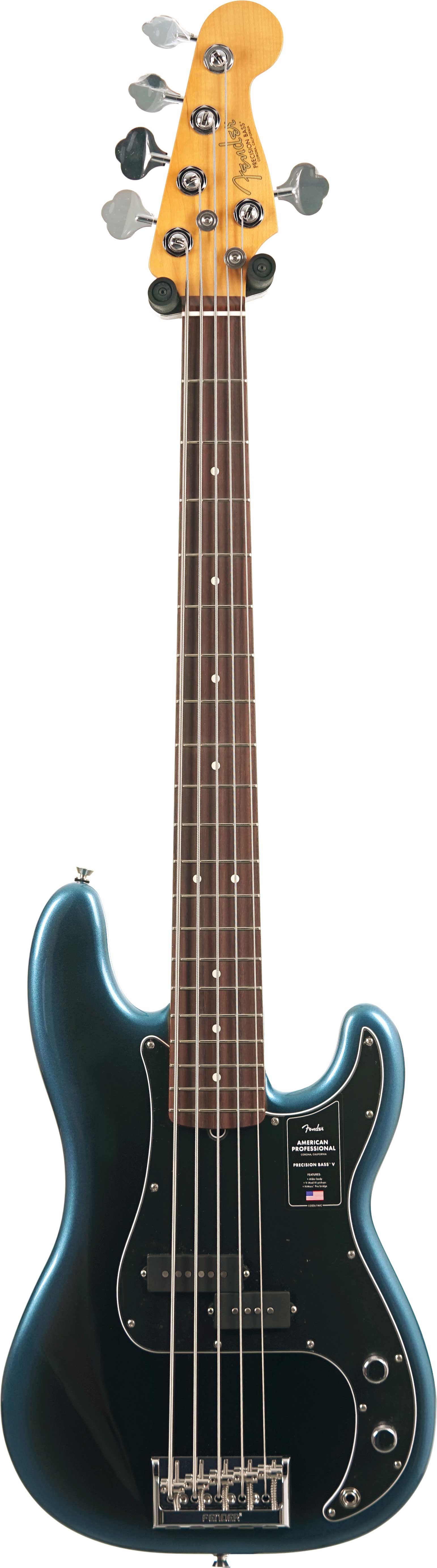Fender American Professional Precision Bass V Rosewood Fingerboard Dark Night (2026) #US26031817