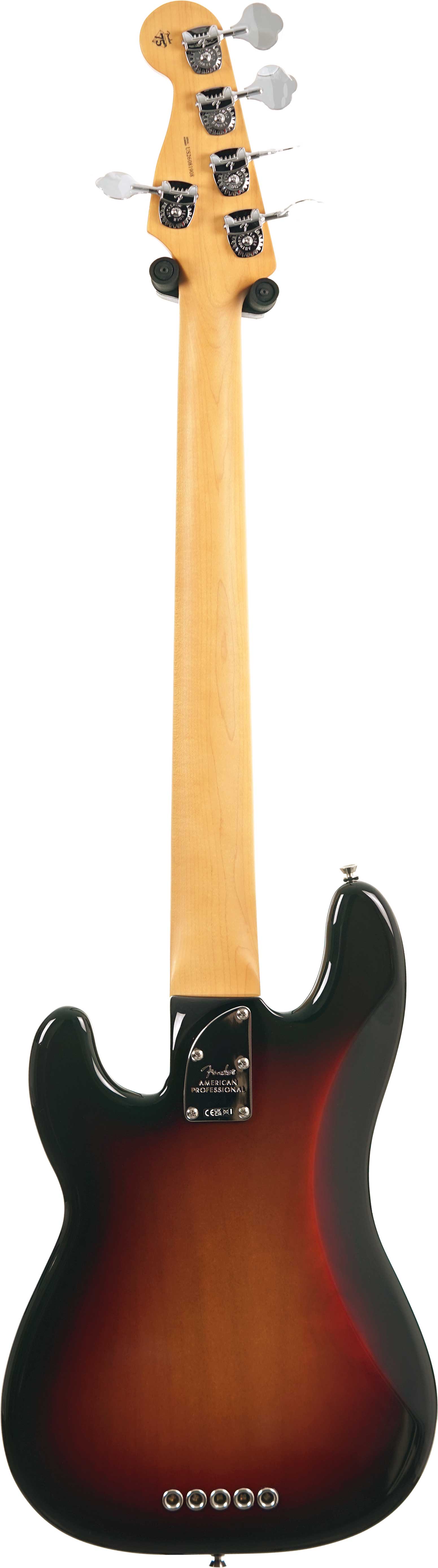 Fender American Professional Precision Bass V Maple Fingerboard 3-Colour Sunburst (2026) #US26081908