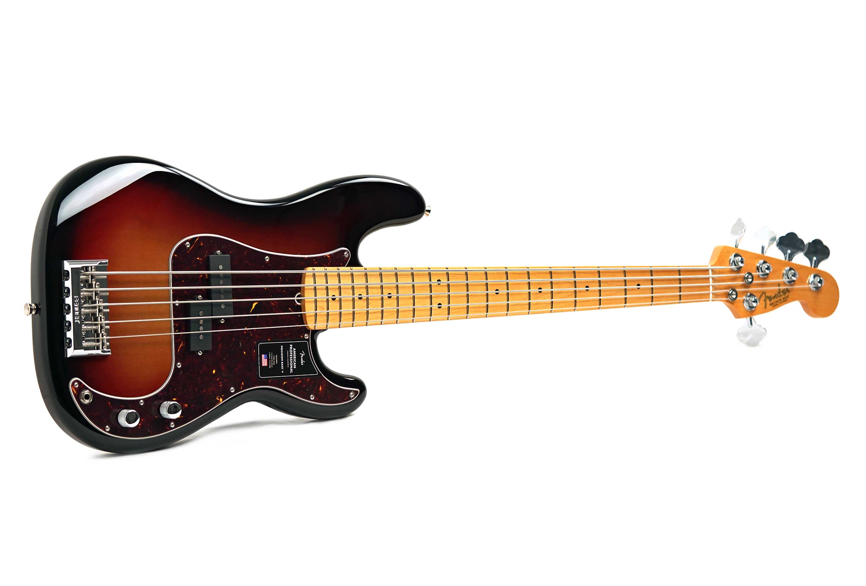 Fender American Professional Precision Bass V Maple Fingerboard 3-Colour Sunburst (2026) #US26081908