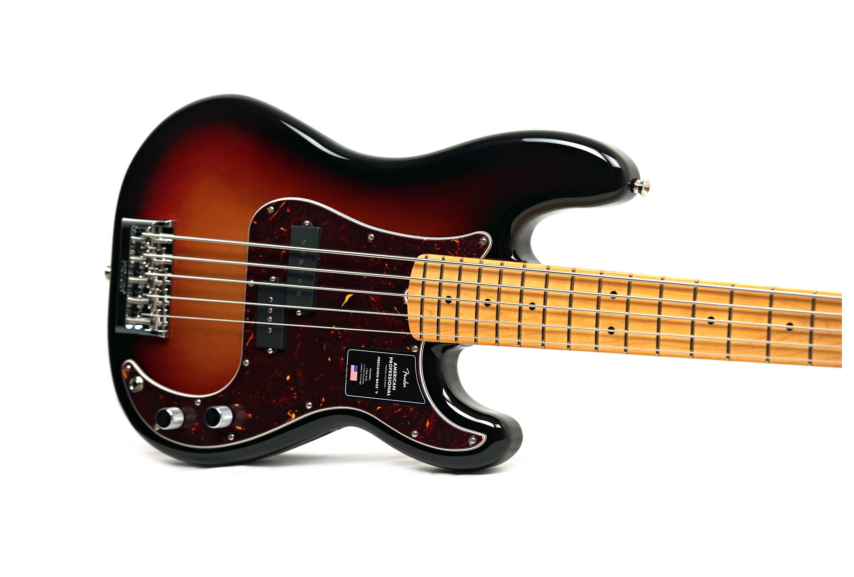 Fender American Professional Precision Bass V Maple Fingerboard 3-Colour Sunburst (2026) #US26081908