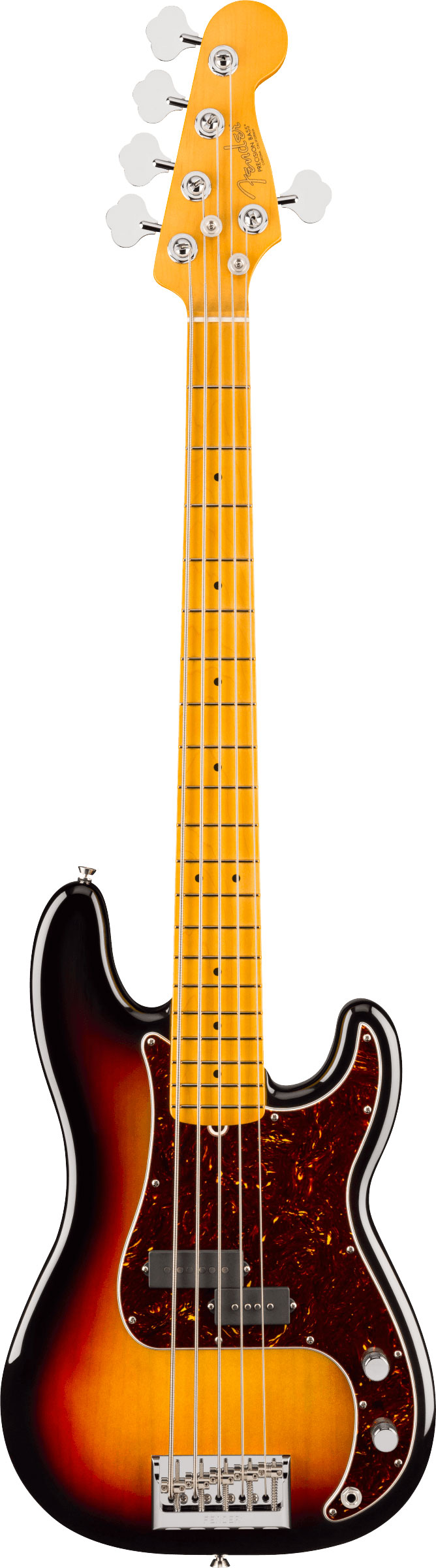 Fender American Professional Precision Bass V Maple Fingerboard 3-Colour Sunburst (2026)