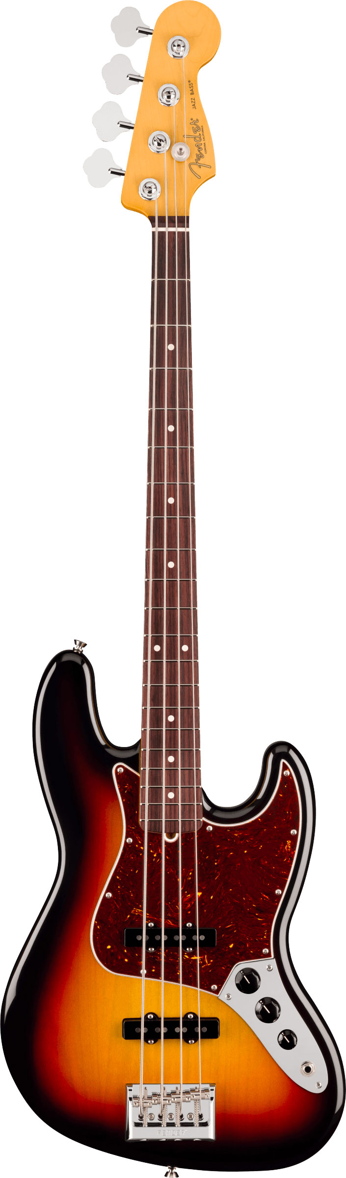 Fender American Professional Jazz Bass 3 Colour Sunburst Rosewood Fingerboard