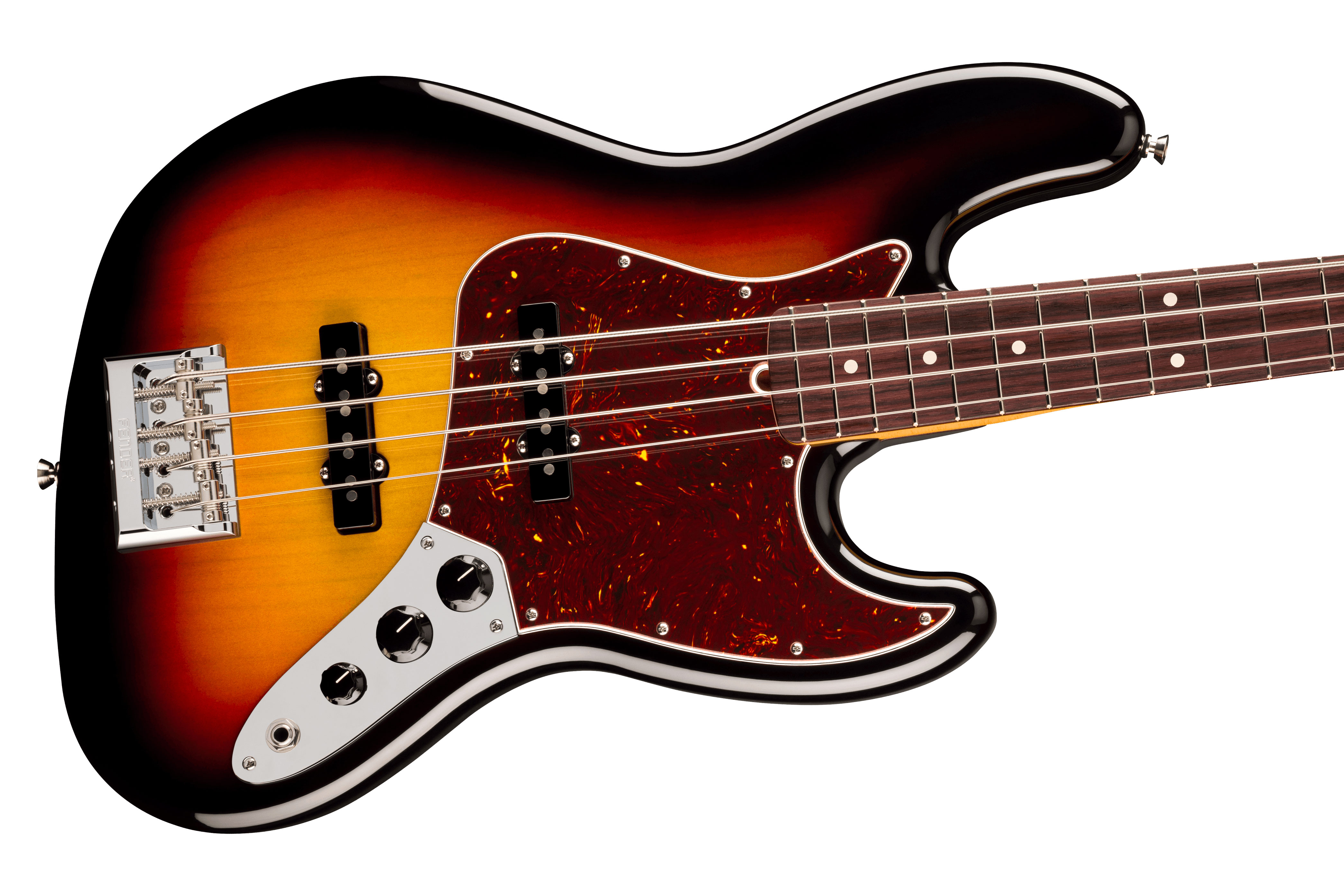 Fender American Professional Jazz Bass 3 Colour Sunburst Rosewood Fingerboard