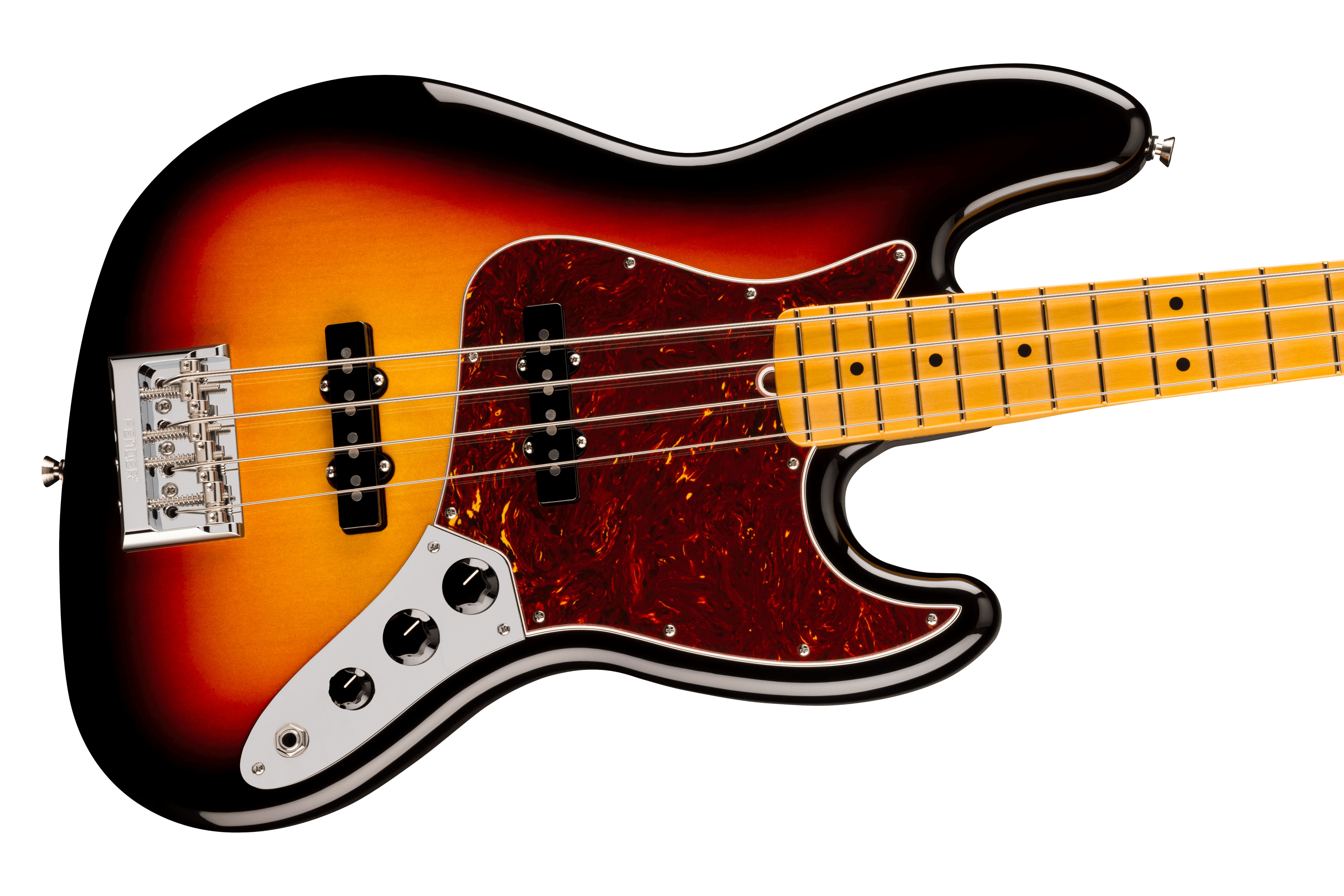 Fender American Professional Jazz Bass 3 Colour Sunburst Maple Fingerboard