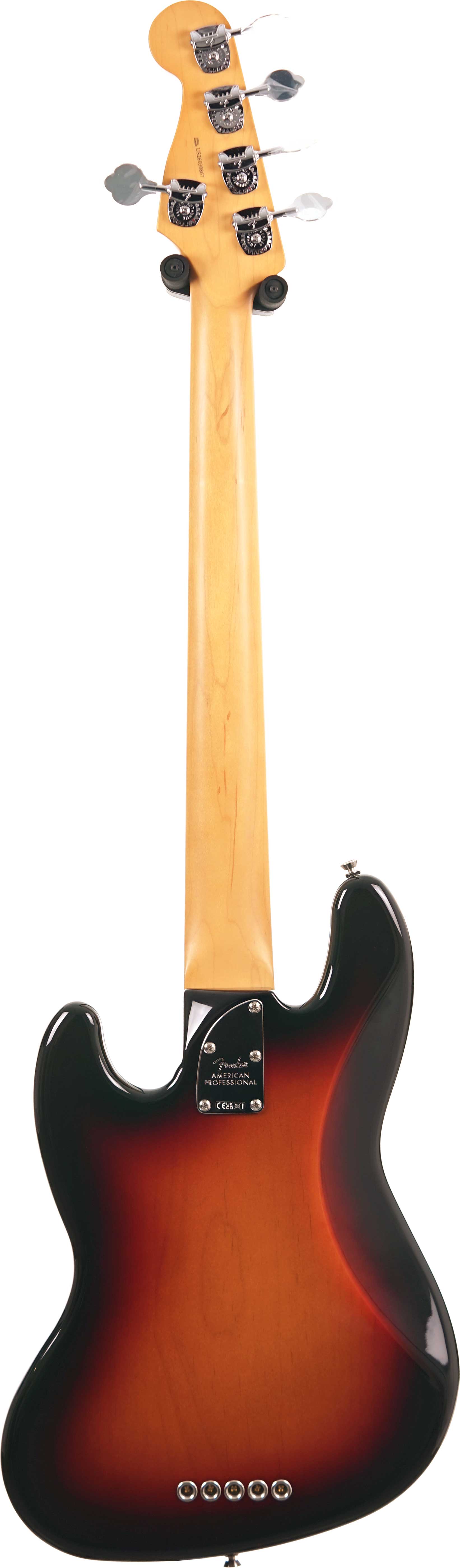 Fender American Professional Jazz Bass V 3 Colour Sunburst Rosewood Fingerboard (2026) #US26030867