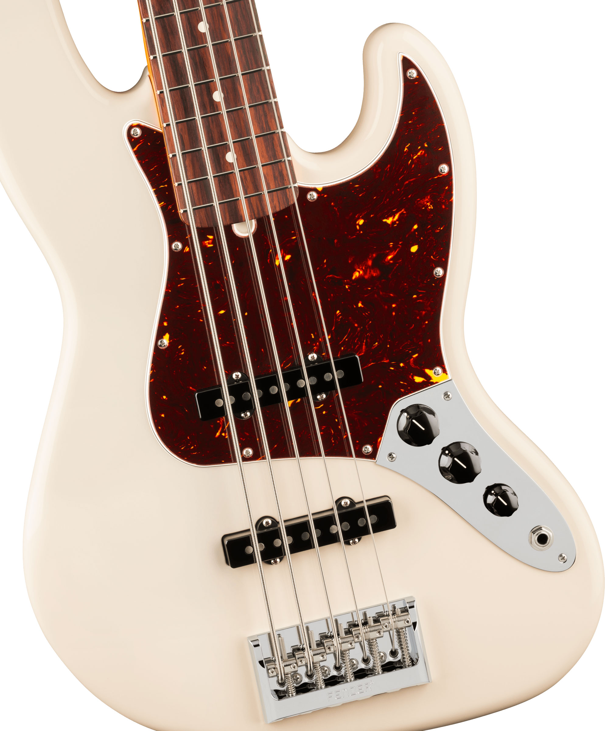 Fender American Professional Jazz Bass V Olympic White Rosewood Fingerboard (2026)