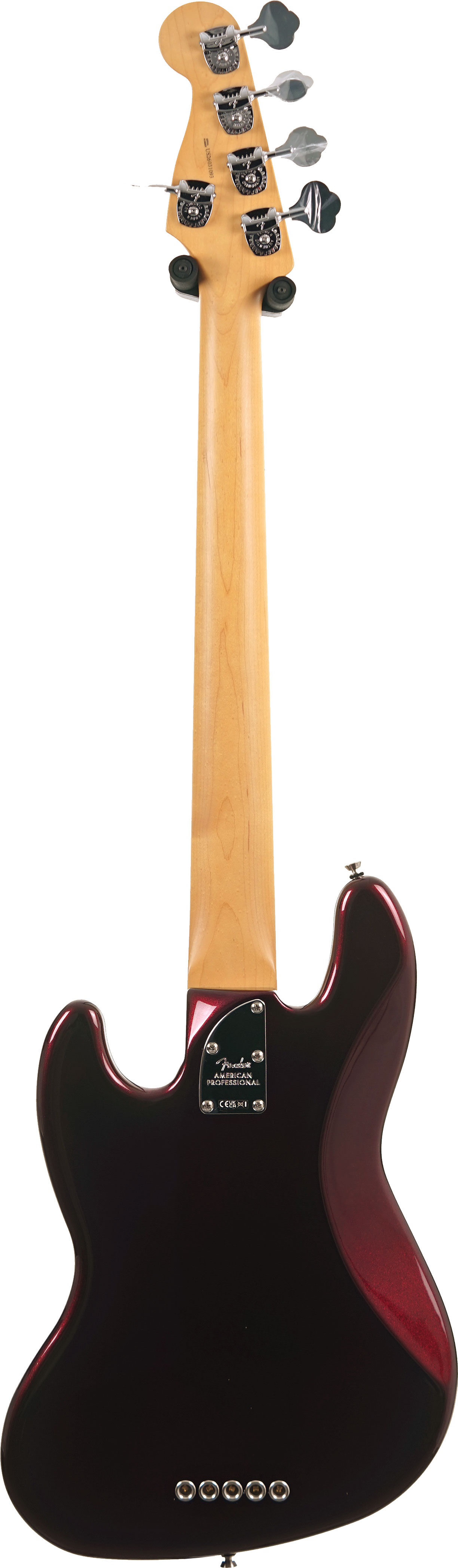 Fender American Professional Jazz Bass V Oxblood Maple Fingerboard (2026) #US26031093