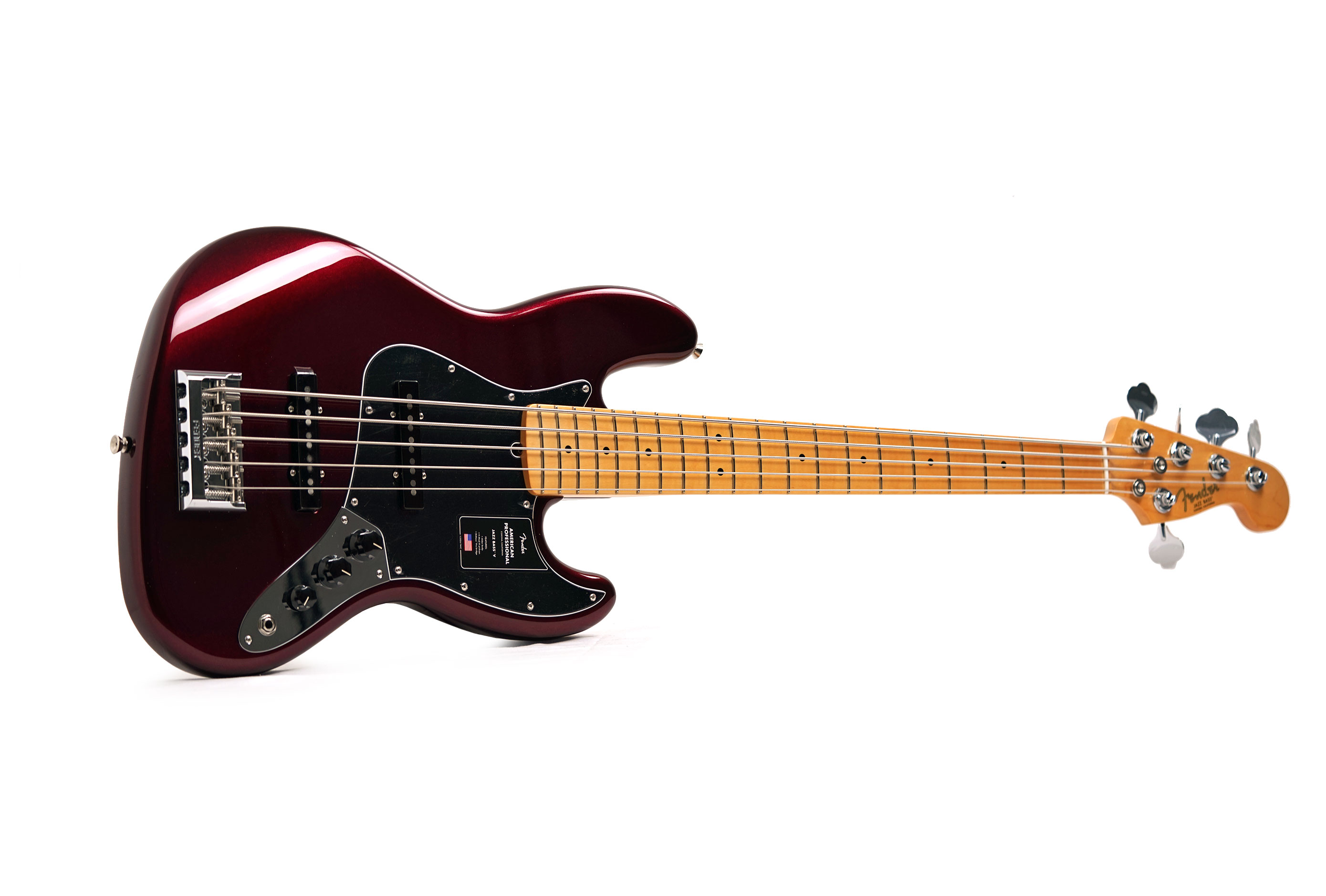 Fender American Professional Jazz Bass V Oxblood Maple Fingerboard (2026) #US26031093