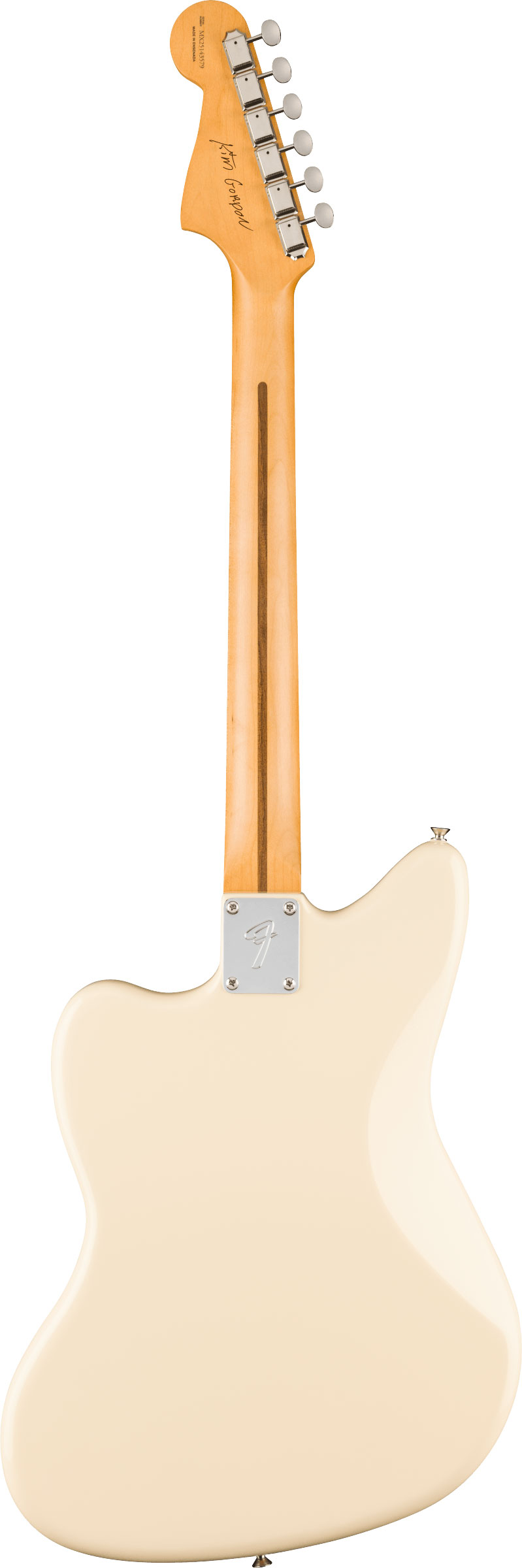 Fender Limited Kim Gordon Jazzmaster Olympic White Rosewood Fingerboard