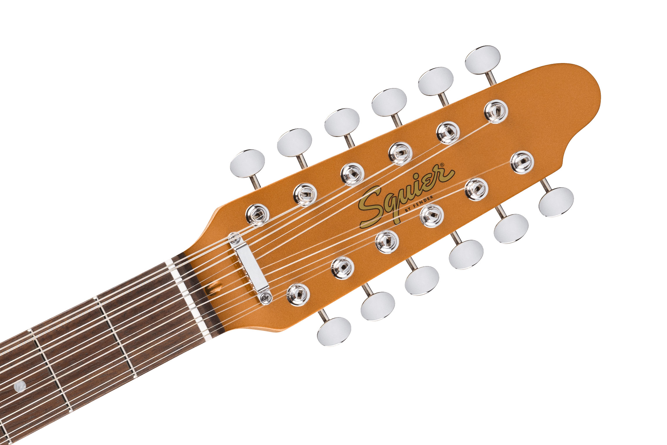 Squier Paranormal Troy Van Leeuwen Telecaster XII Tortoiseshell Pickguard Copper Indian Laurel
