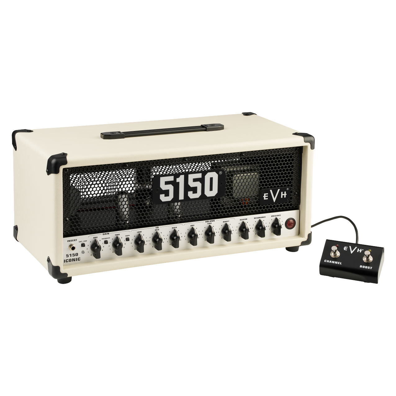 EVH 5150 Iconic Series 15W 6L6 Ivory Valve Amp Head 