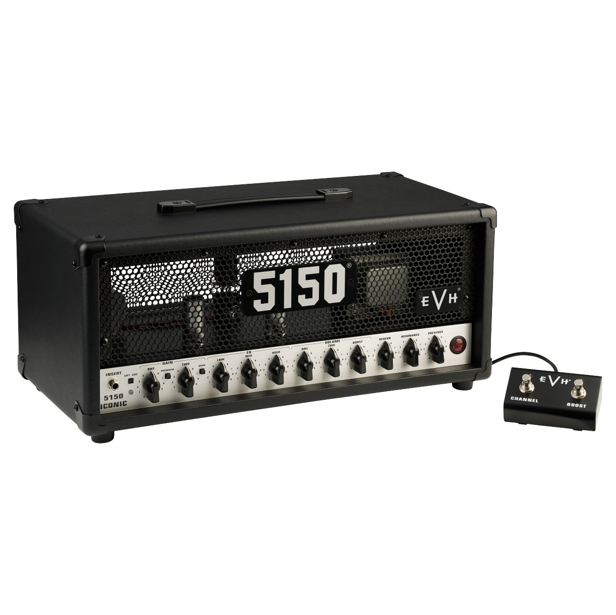 EVH 5150 Iconic Series 15W 6L6 Black Valve Amp Head 