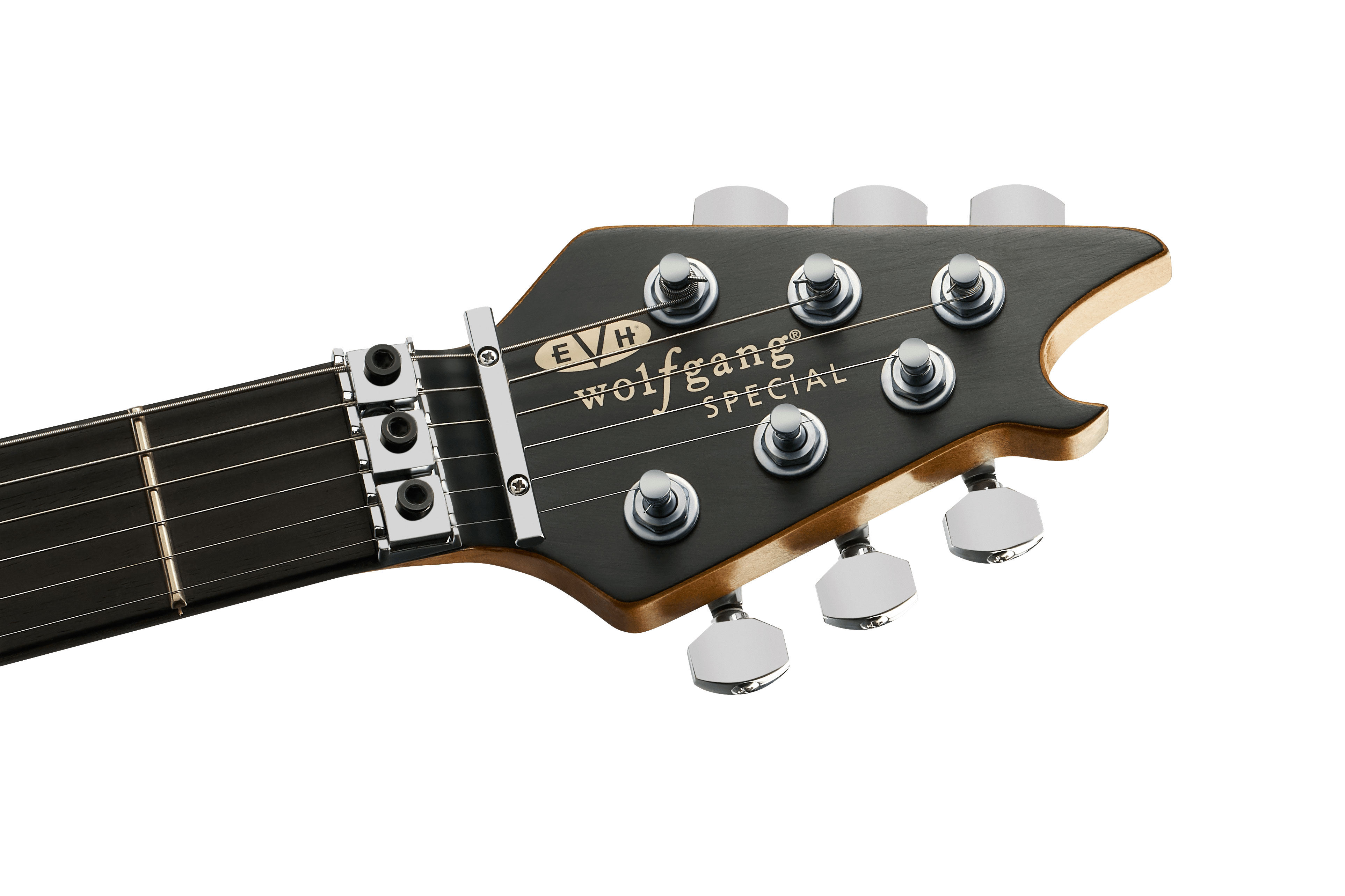 EVH Limited Edition Wolfgang Special Striped Series Distressed Ivory Ebony Fingerboard