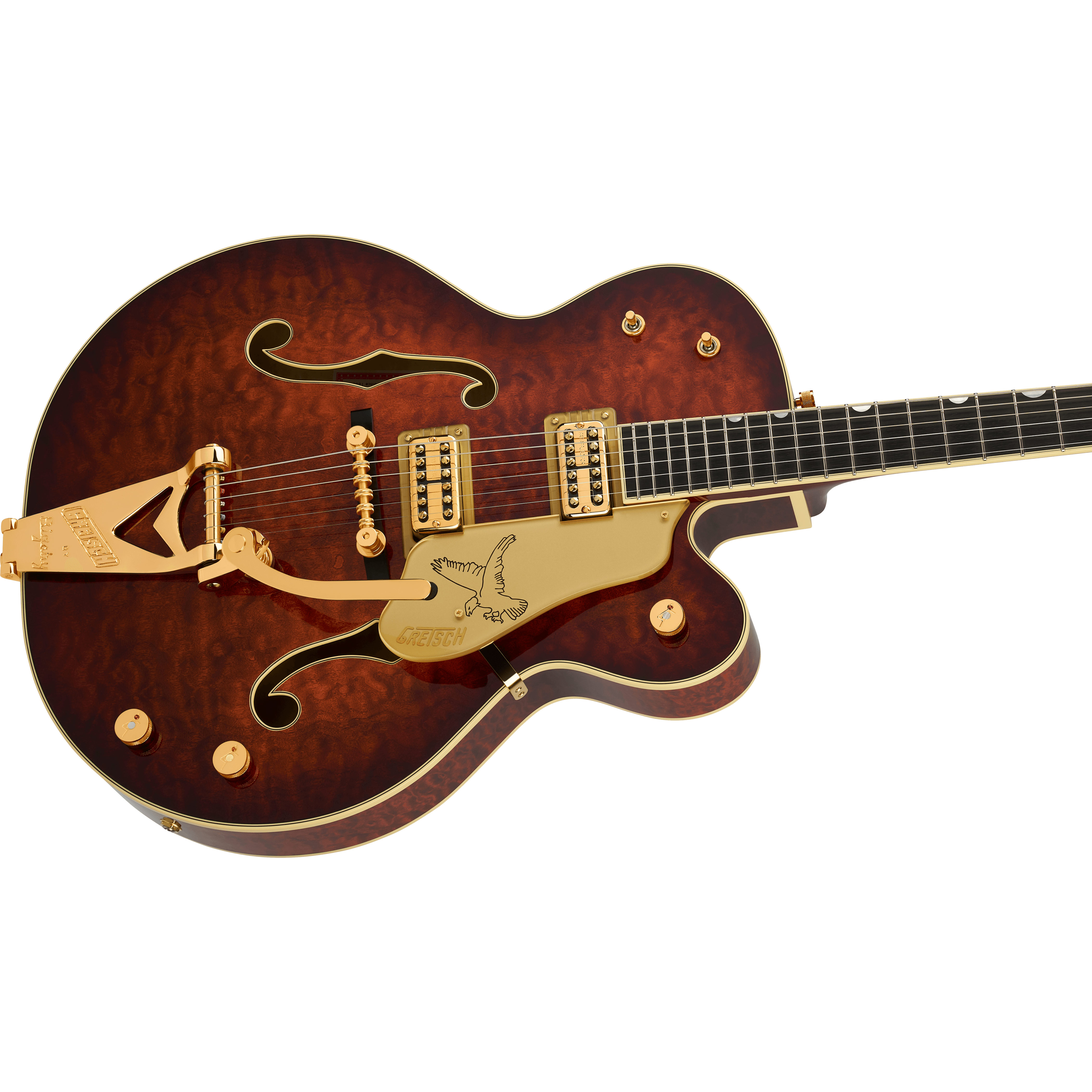 Gretsch G6136TGQM-59 Limited Edition Quilt Classic Falcon with Bigsby Forge Glow Ebony Fingerboard