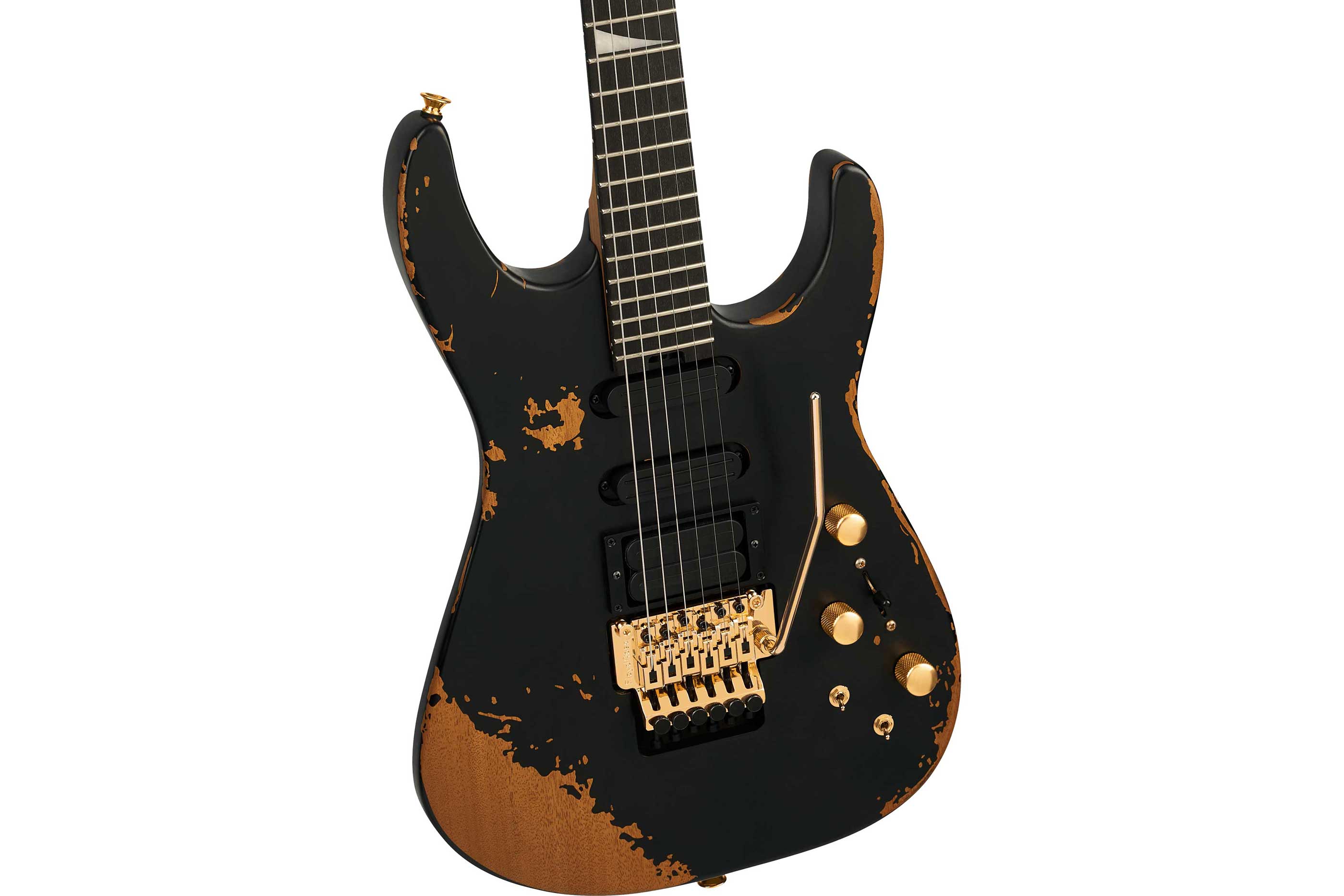 Jackson Pro Series Signature Phil Collen PC1-E Worn Black Ebony Fingerboard