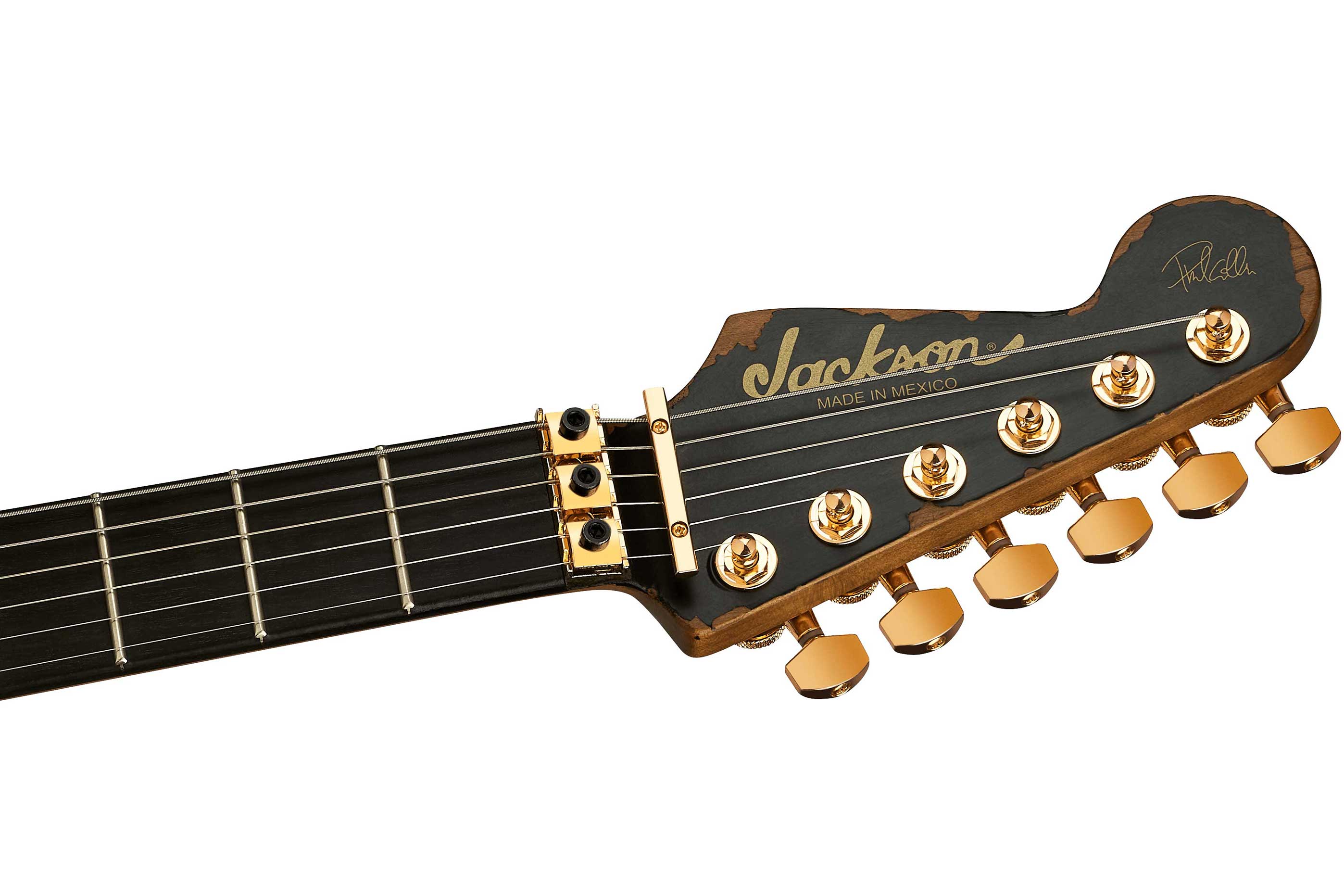 Jackson Pro Series Signature Phil Collen PC1-E Worn Black Ebony Fingerboard