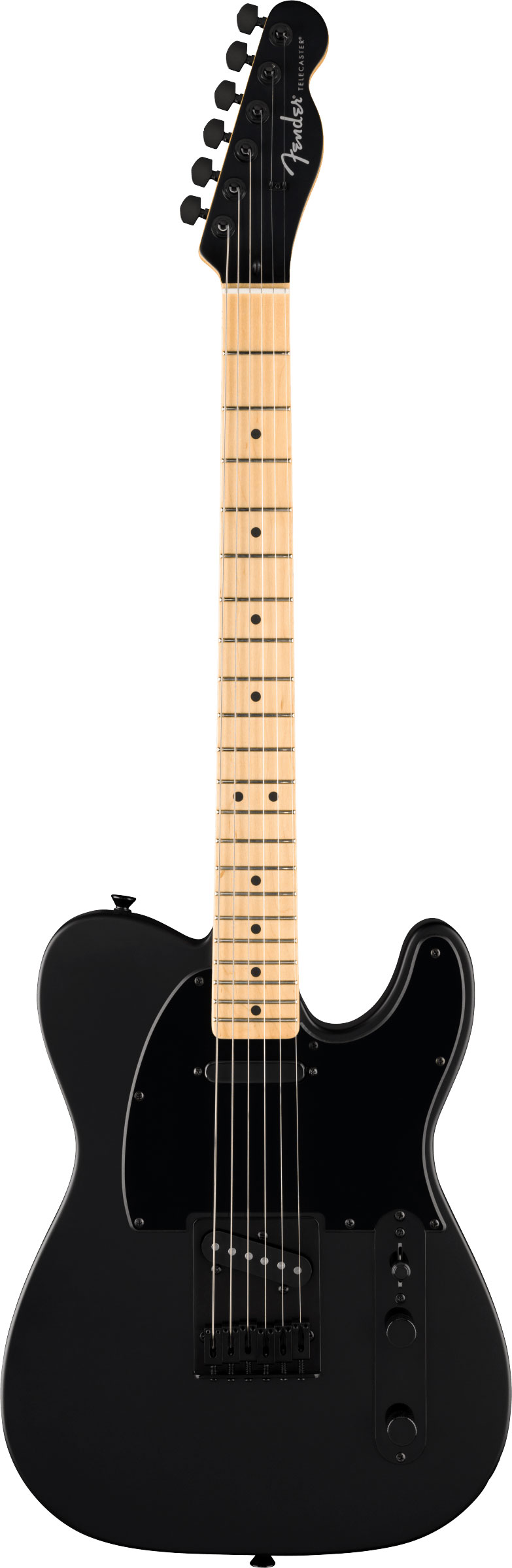 Fender Limited Edition Standard Series Telecaster Satin Black Maple Fingerboard