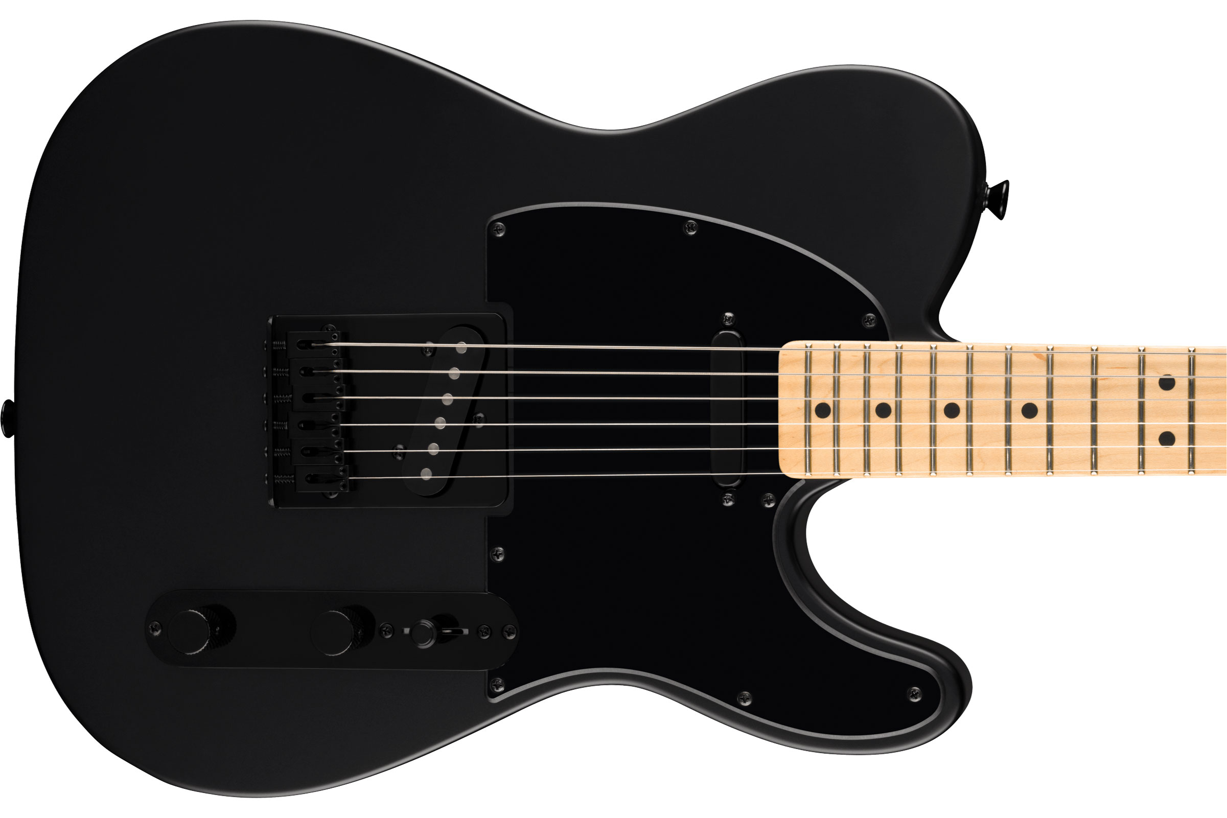 Fender Limited Edition Standard Series Telecaster Satin Black Maple Fingerboard