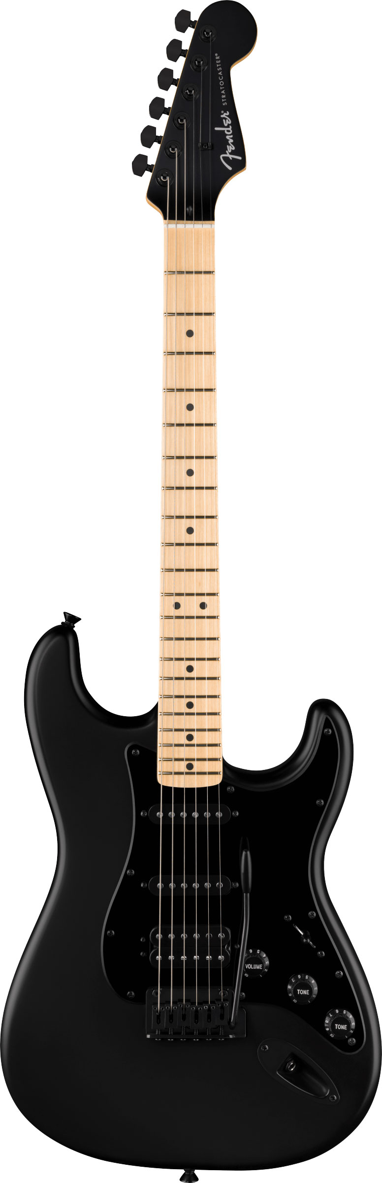 Fender Limited Edition Standard Series Stratocaster HSS Satin Black Maple Fingerboard