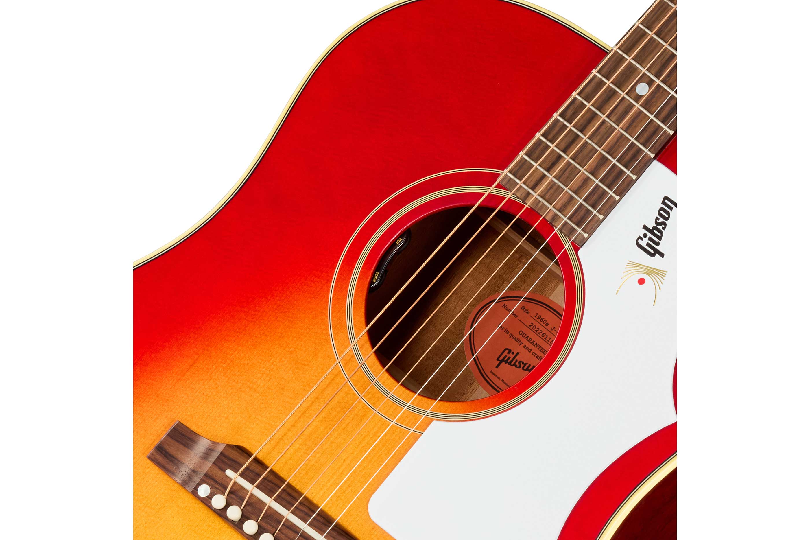 Gibson J-45 60s Original Fixed Bridge Vintage Cherry Sunburst