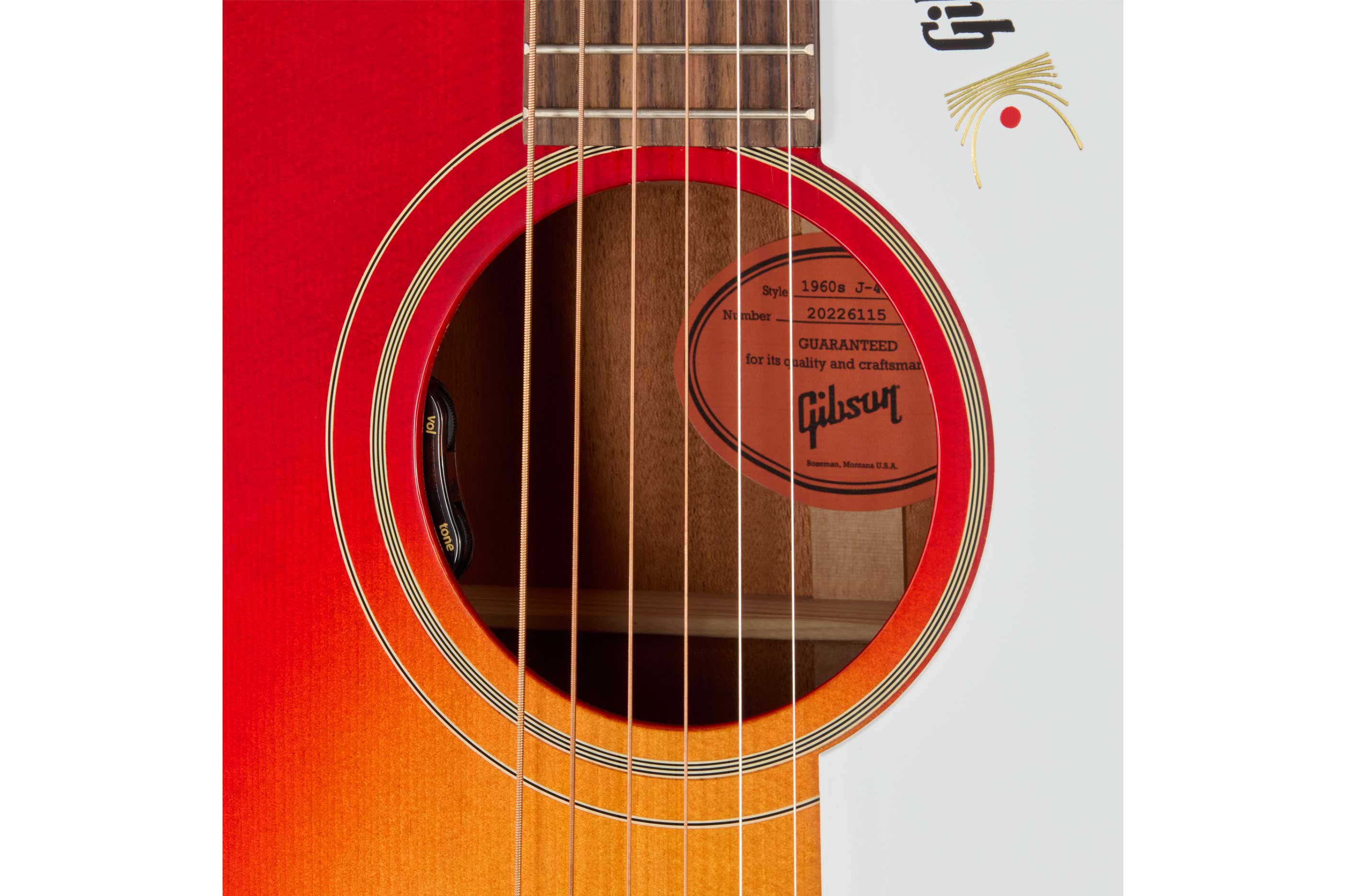 Gibson J-45 60s Original Fixed Bridge Vintage Cherry Sunburst
