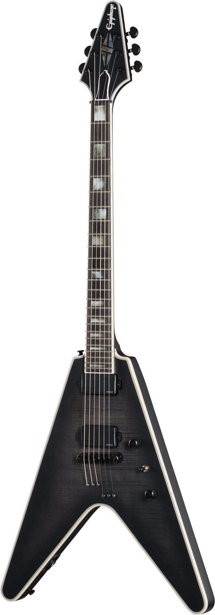 Epiphone Prophecy Flying V Obsidian Storm Satin
