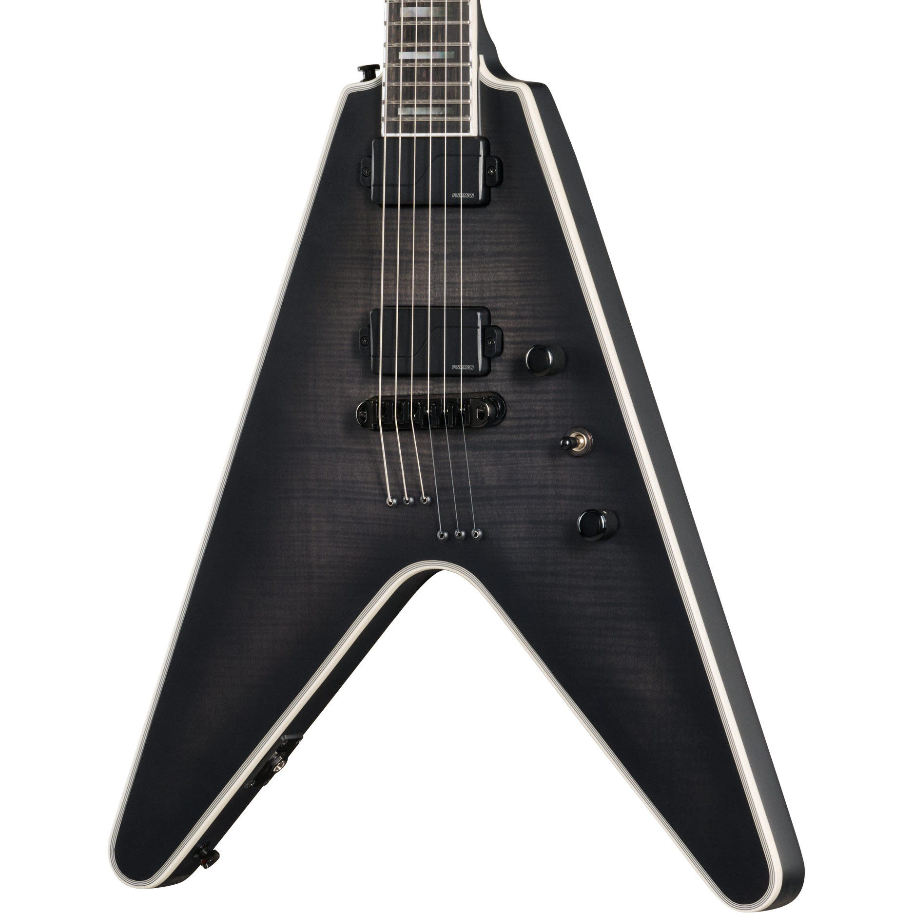 Epiphone Prophecy Flying V Obsidian Storm Satin