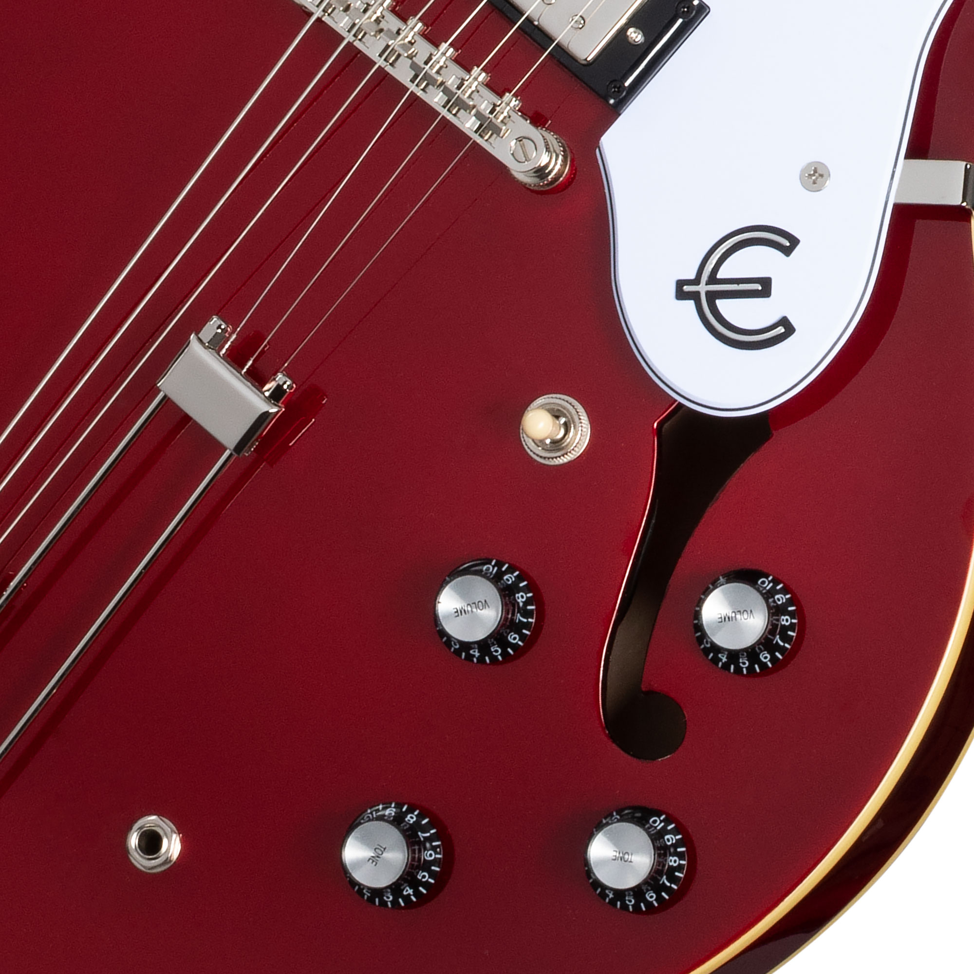 Epiphone Riviera Sparkling Burgundy Rosewood Fingerboard