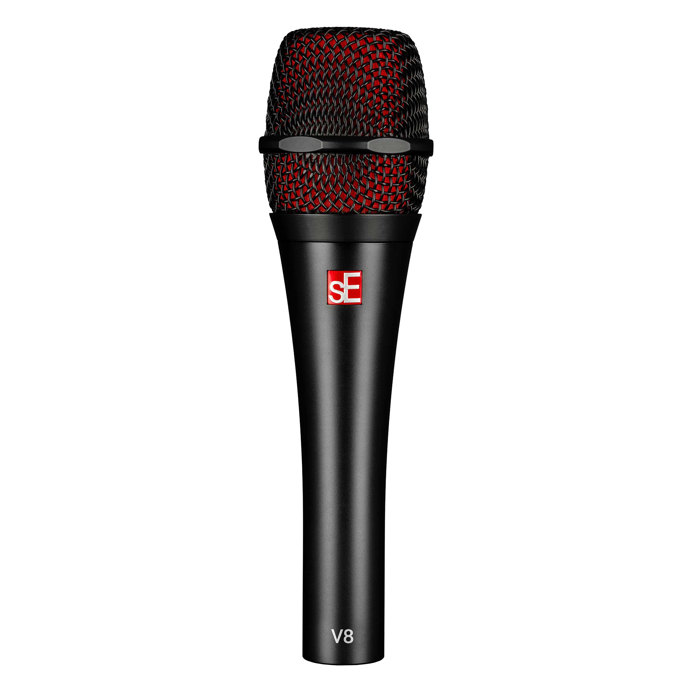 SE Electronics V8 Black Premium Handheld Vocal Microphone Supercardioid Matte Black