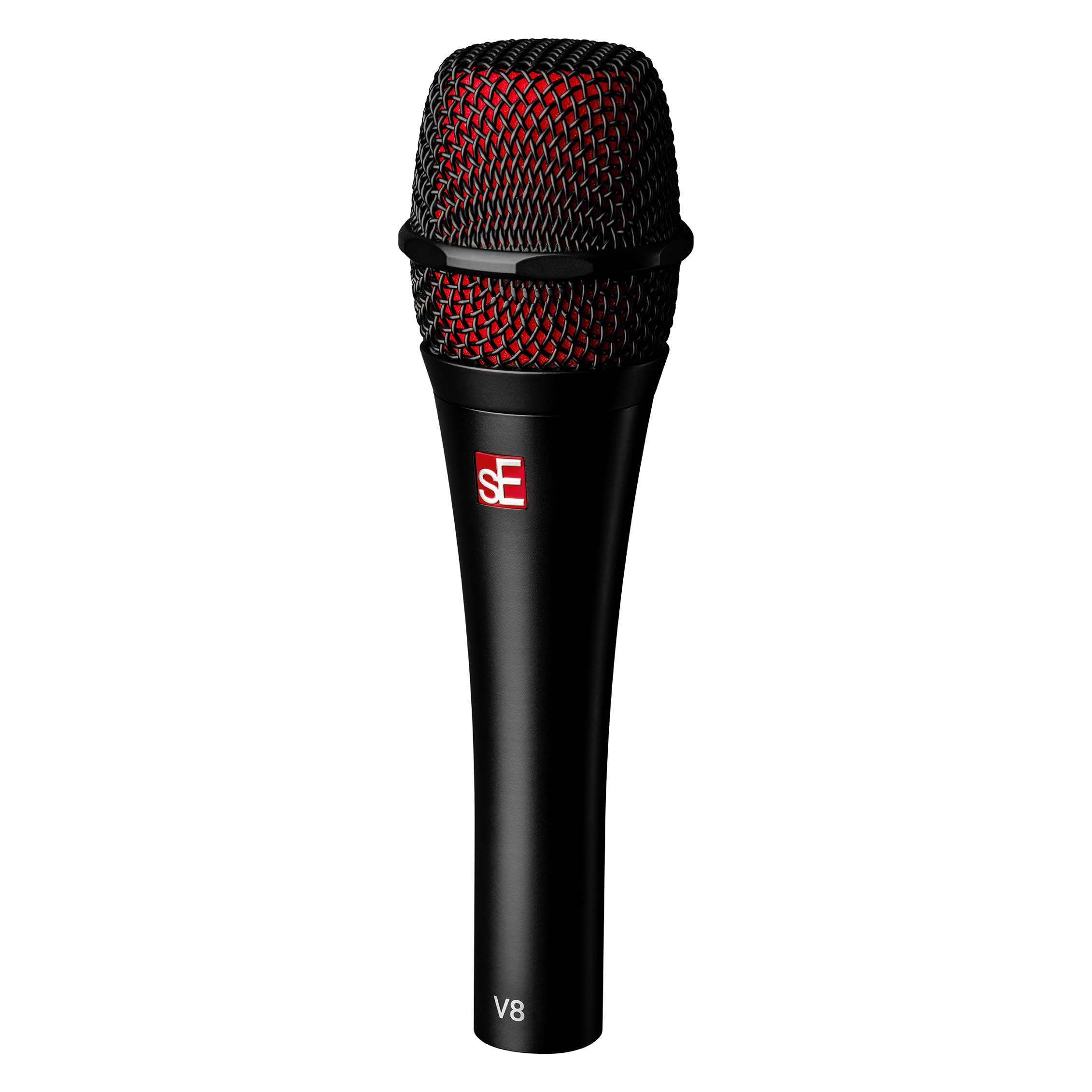 SE Electronics V8 Black Premium Handheld Vocal Microphone Supercardioid Matte Black