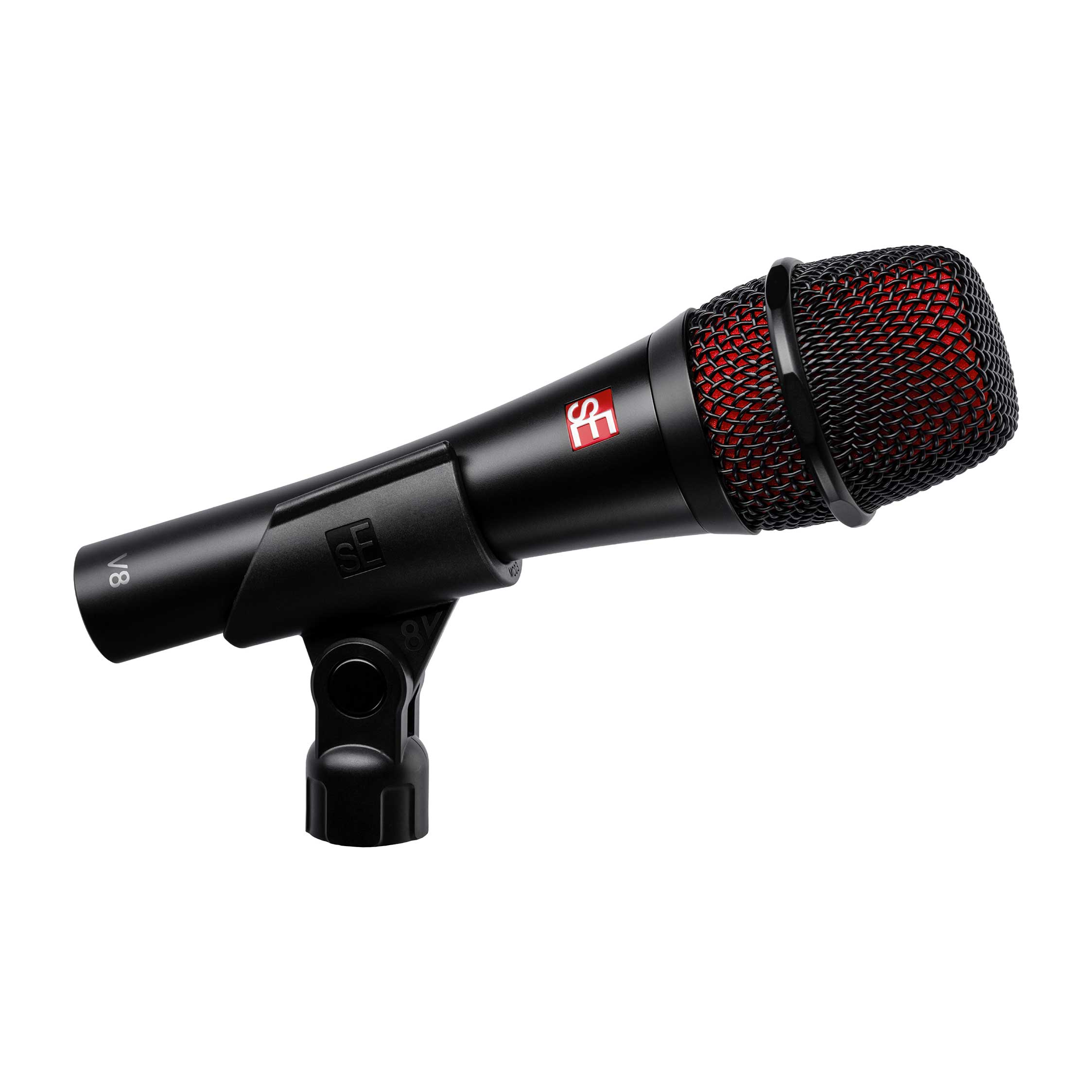 SE Electronics V8 Black Premium Handheld Vocal Microphone Supercardioid Matte Black