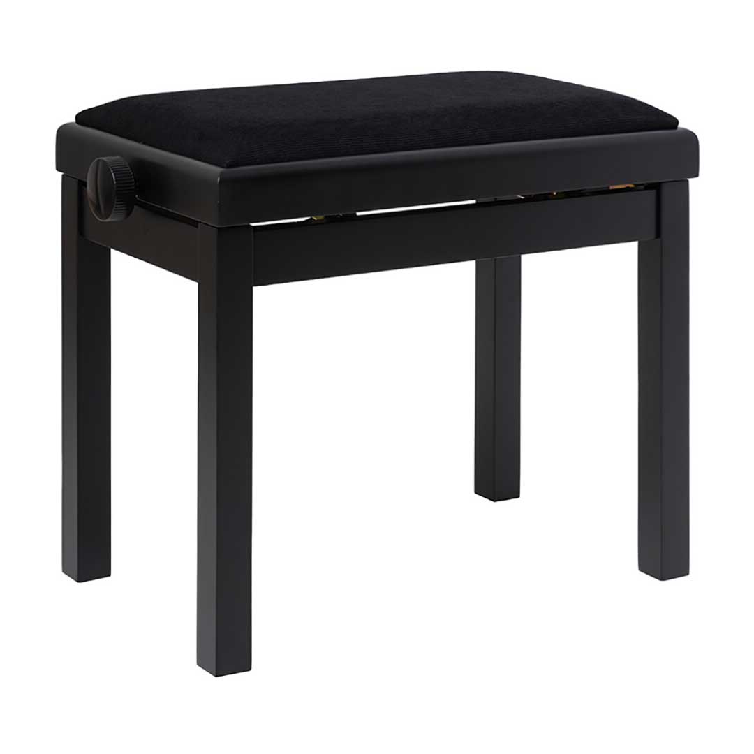 Stagg PBF06G BKM Black Piano Bench Matt Plus Velvet Top