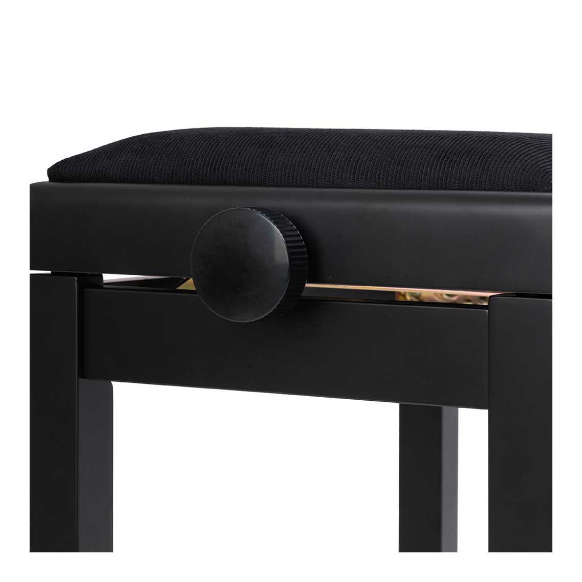 Stagg PBF06G BKM Black Piano Bench Matt Plus Velvet Top
